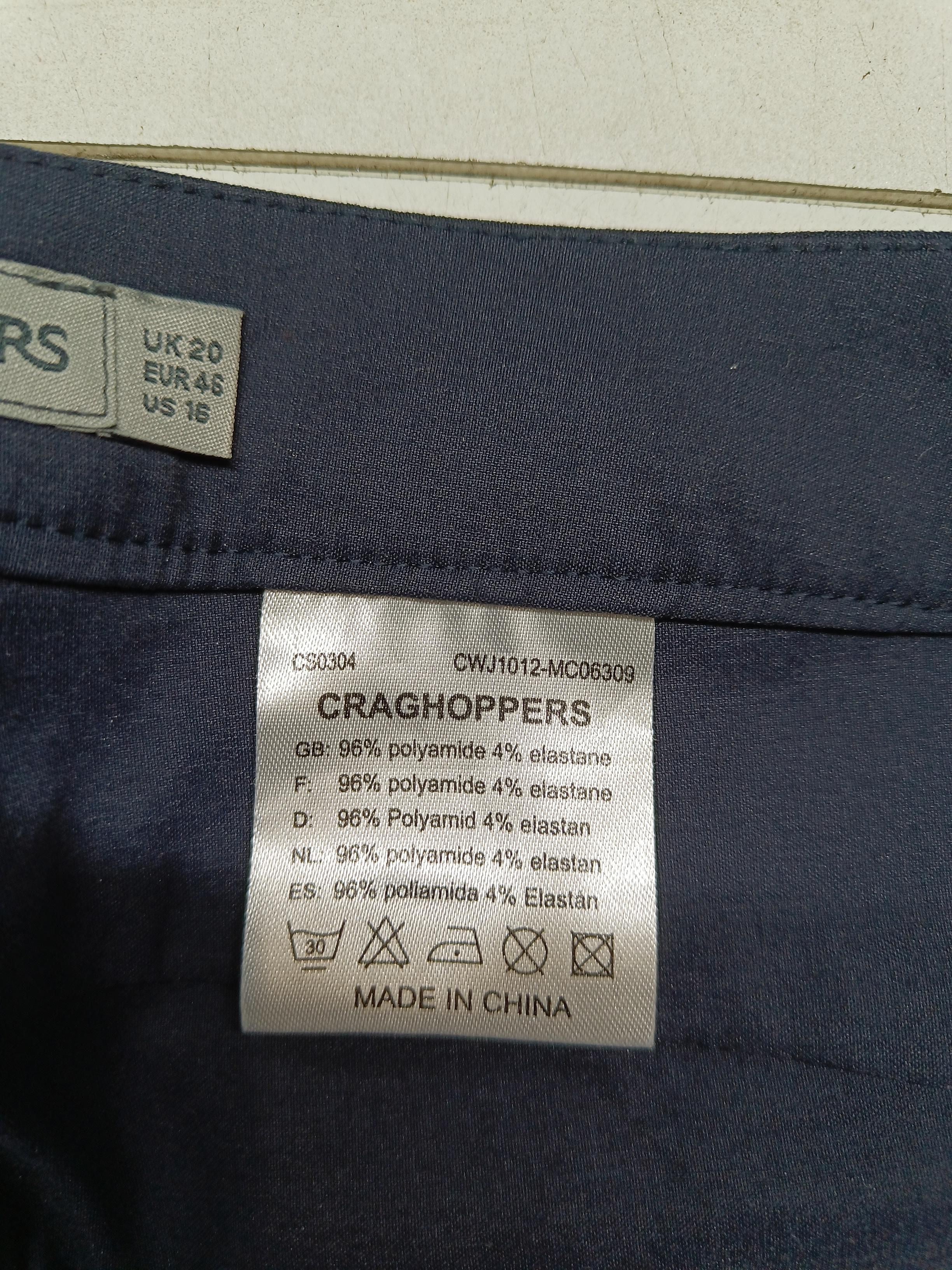 Craghoppers Men's Shorts L Blue Polyamide with Elastane Chino - Image 6