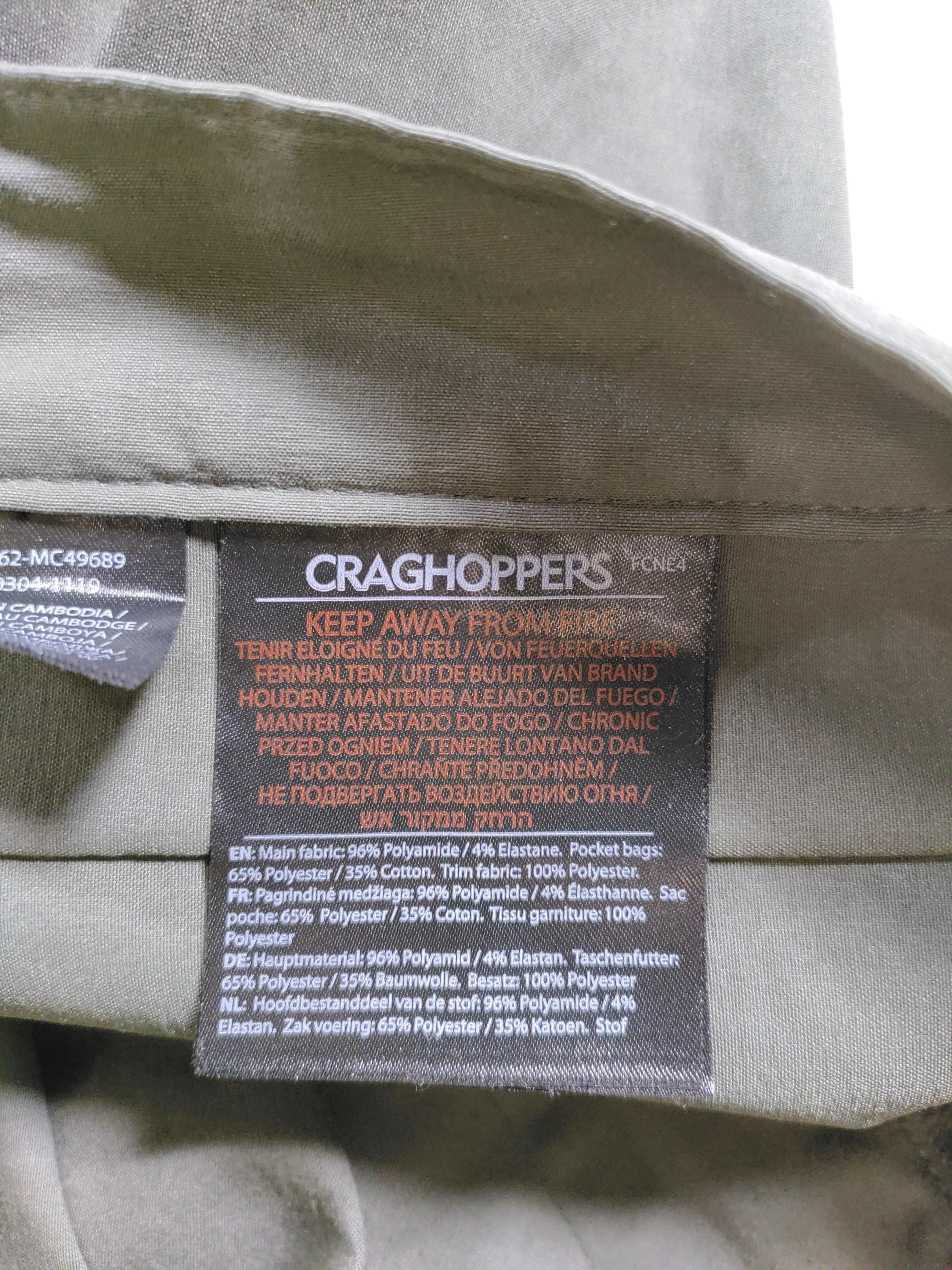 Craghoppers Men's Shorts W 38 in Green Polyester with Elastane, Polyamide Chino - Image 7