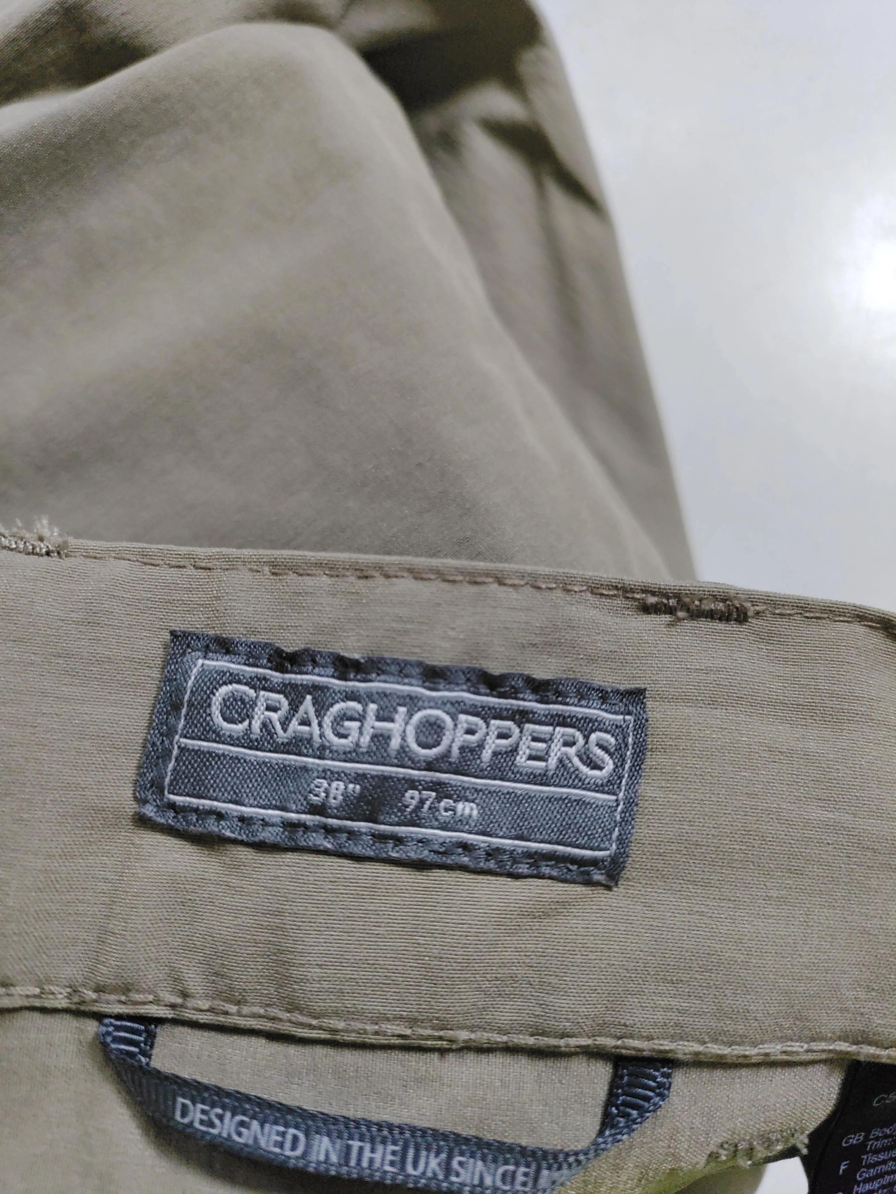 Craghoppers Men's Shorts W 38 in Tan Polyamide with Elastane Chino - Image 5
