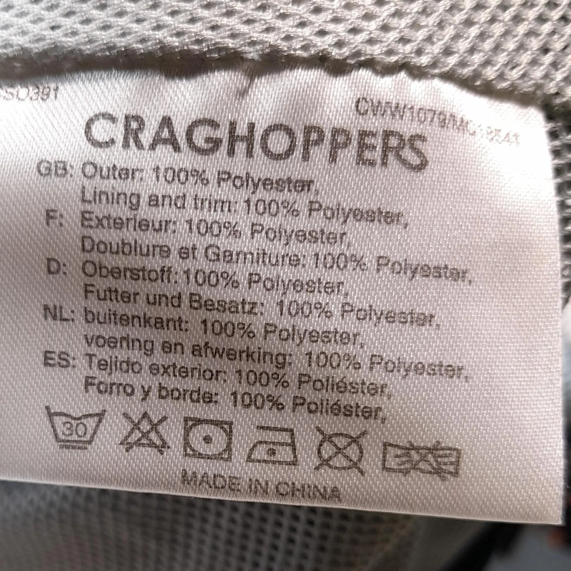 Craghoppers Rain Coat jacket blue - Image 6
