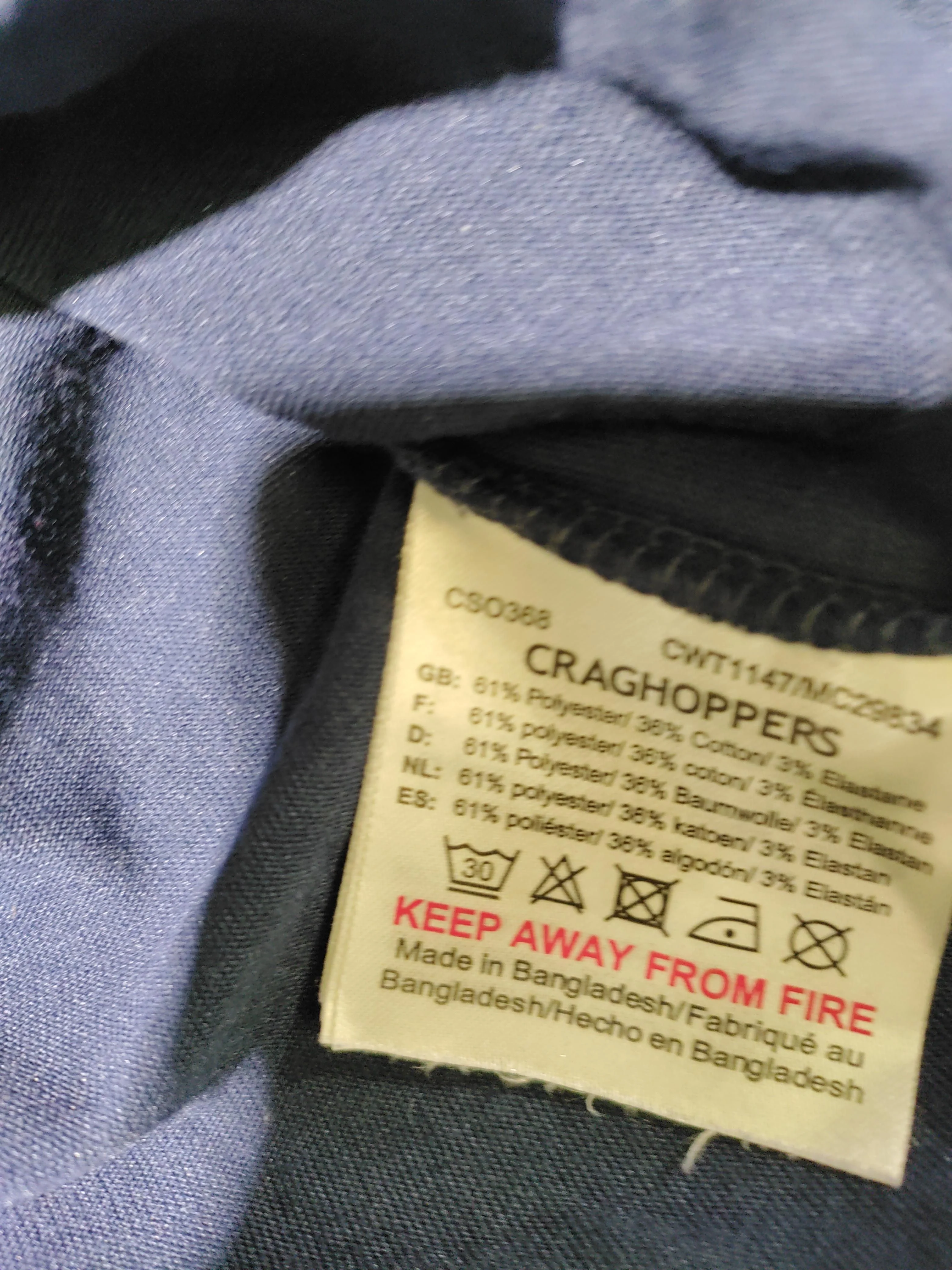 Craghoppers Tank Midi Dress UK16 in Blue - Image 6