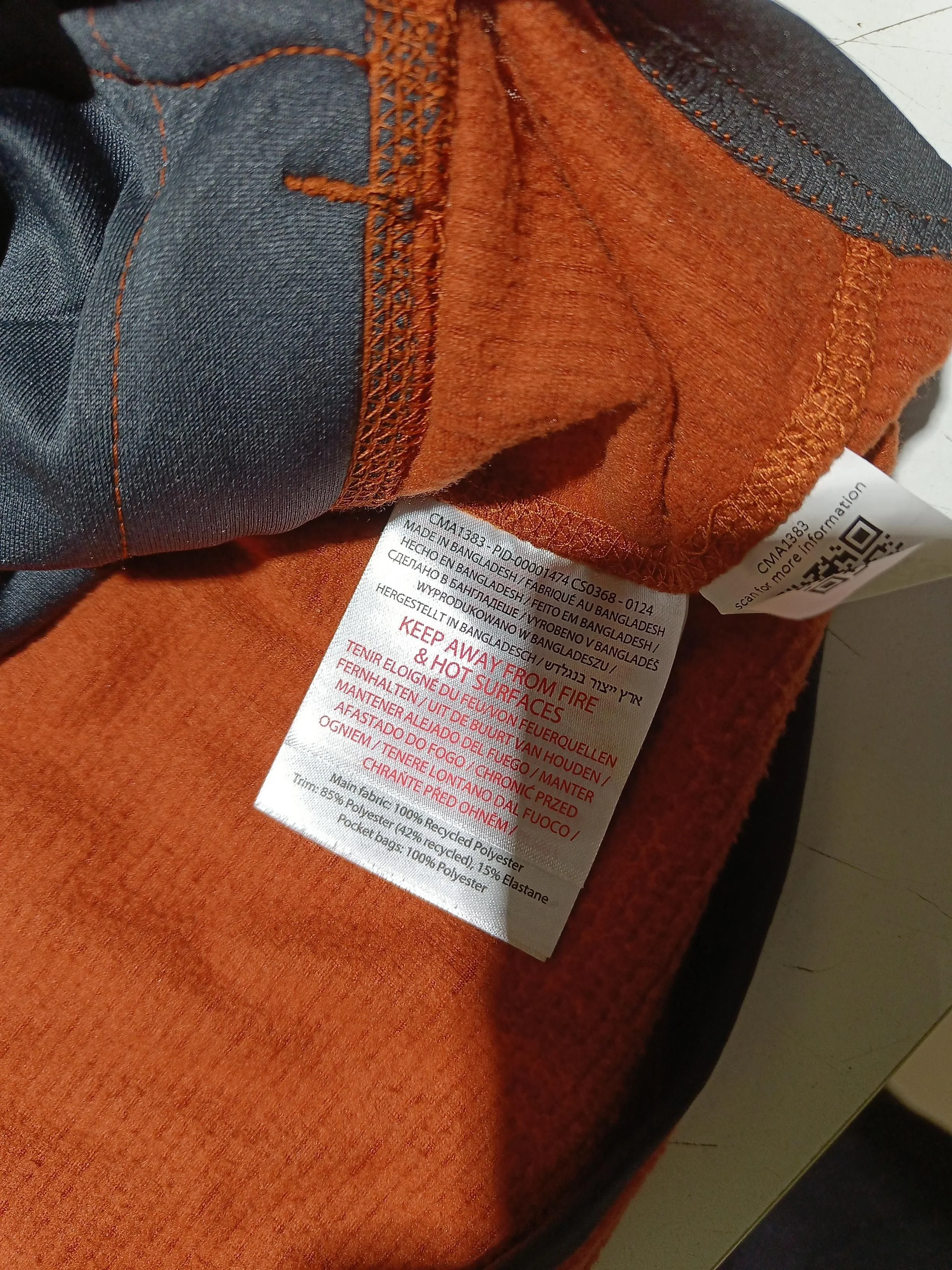 Craghoppers Windbreaker jacket orange - Image 6
