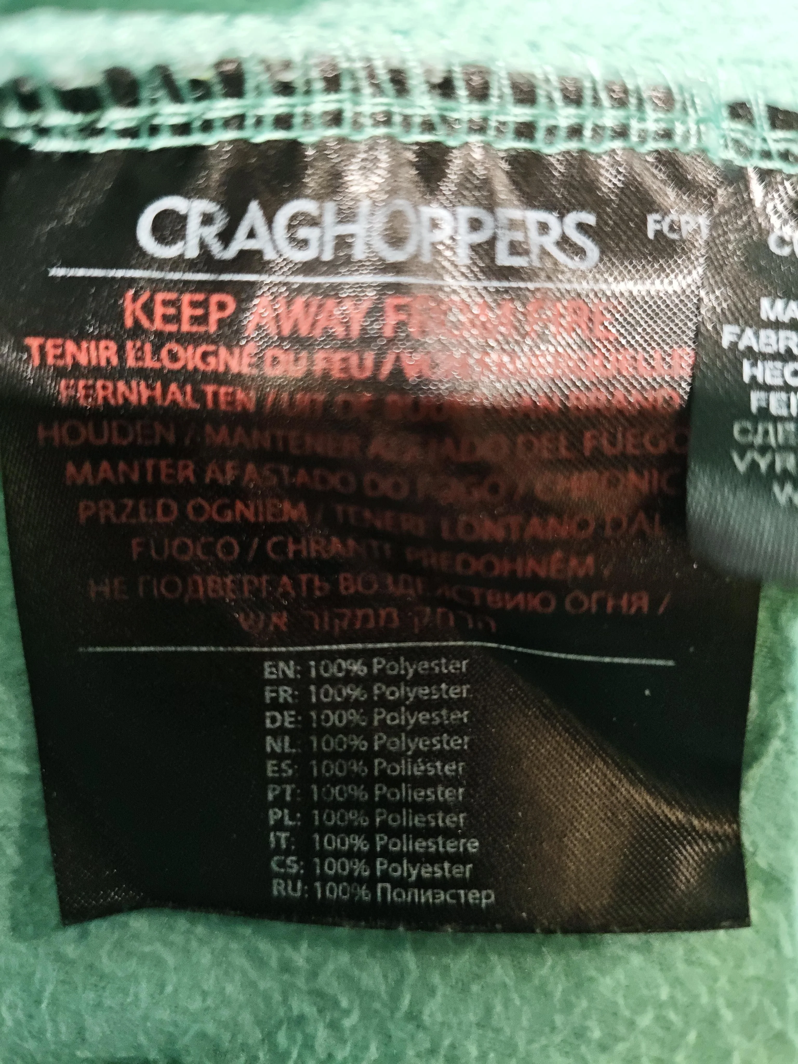 Craghoppers Women's Hoodie M Green 100% Polyester Pullover - Image 7