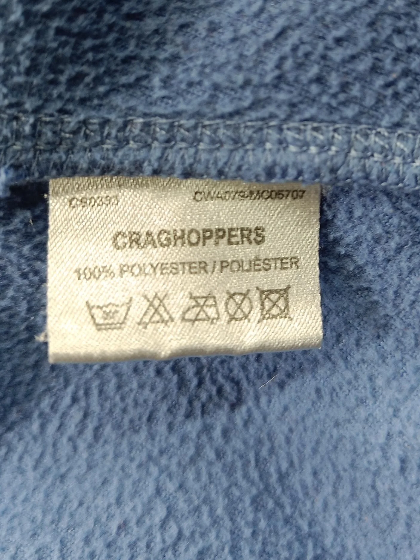 Craghoppers Women's Hoodie UK 14 Blue 100% Polyester Pullover - Image 7