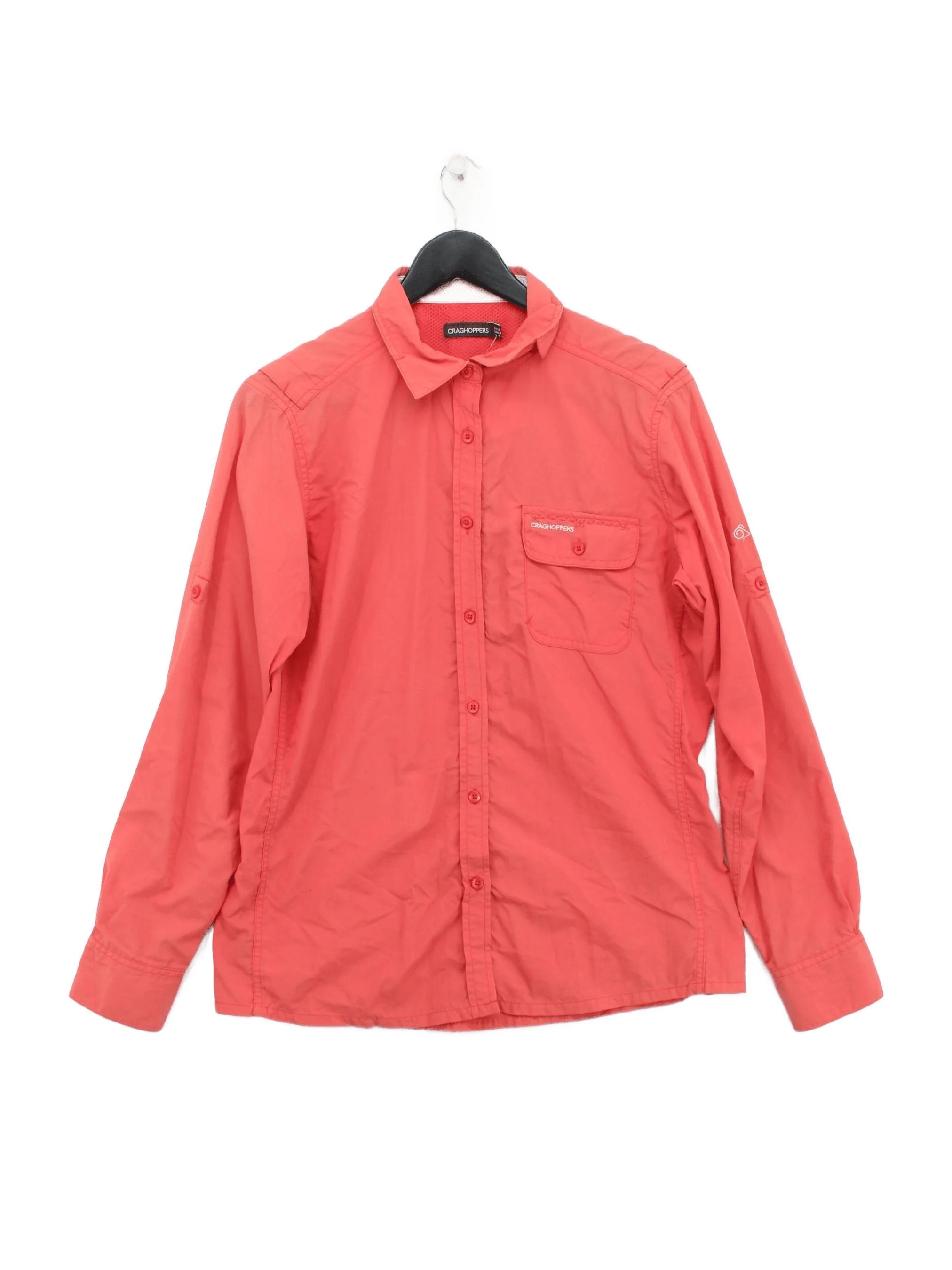 Craghoppers Women's Shirt UK 16 Red Polyamide with Polyester Basic