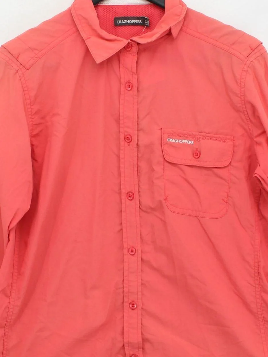 Craghoppers Women's Shirt UK 16 Red Polyamide with Polyester Basic - Image 3