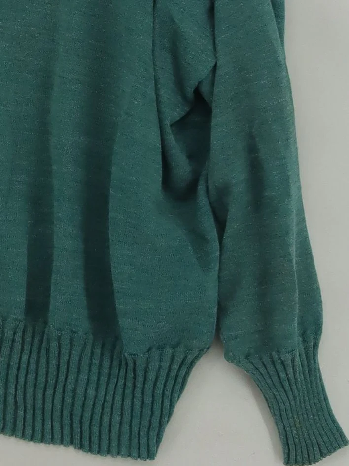 Crea Concept Women's Jumper UK 10 Green 100% Other Round Neck Pullover - Image 4