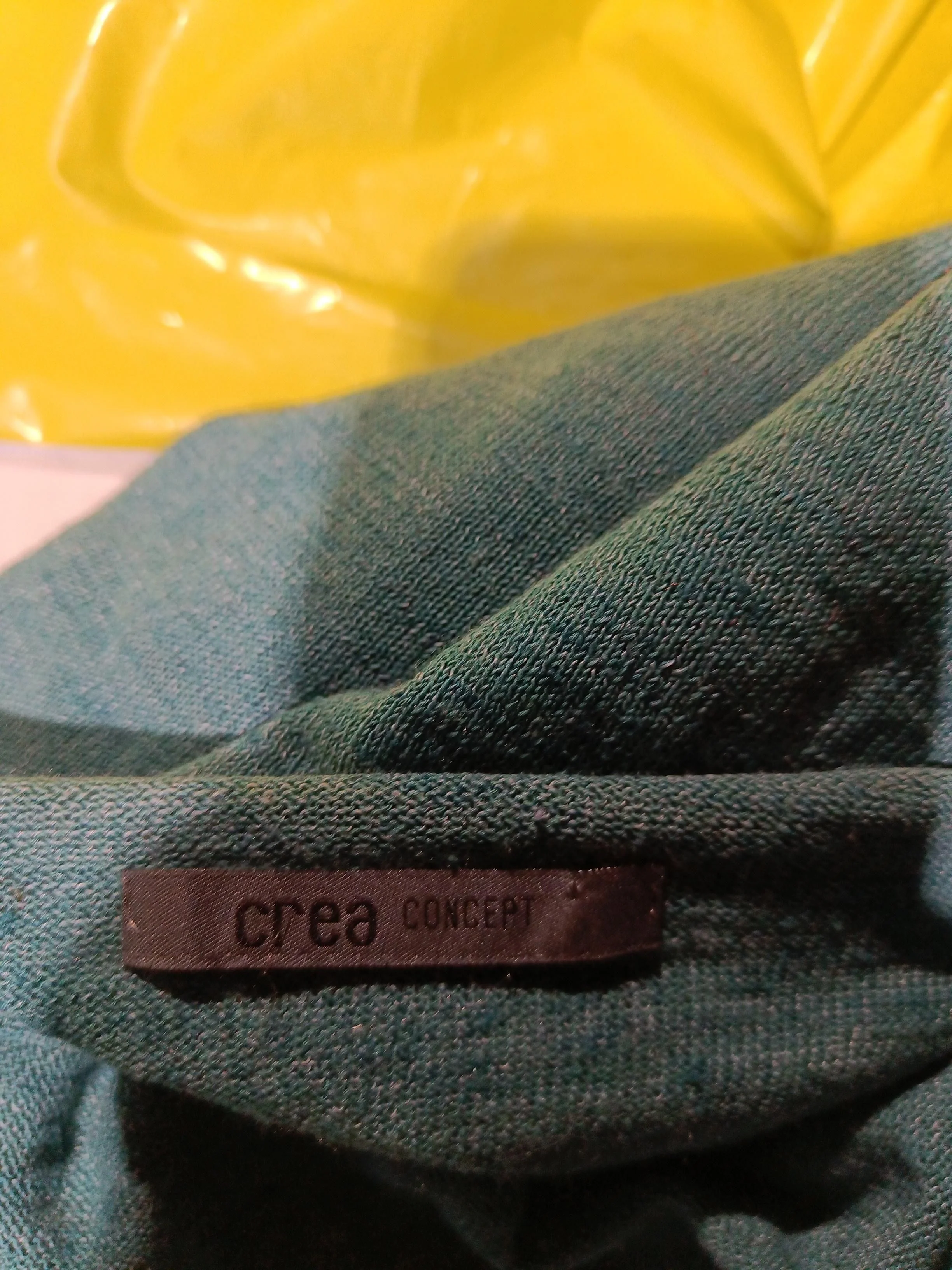 Crea Concept Women's Jumper UK 10 Green 100% Other Round Neck Pullover - Image 6