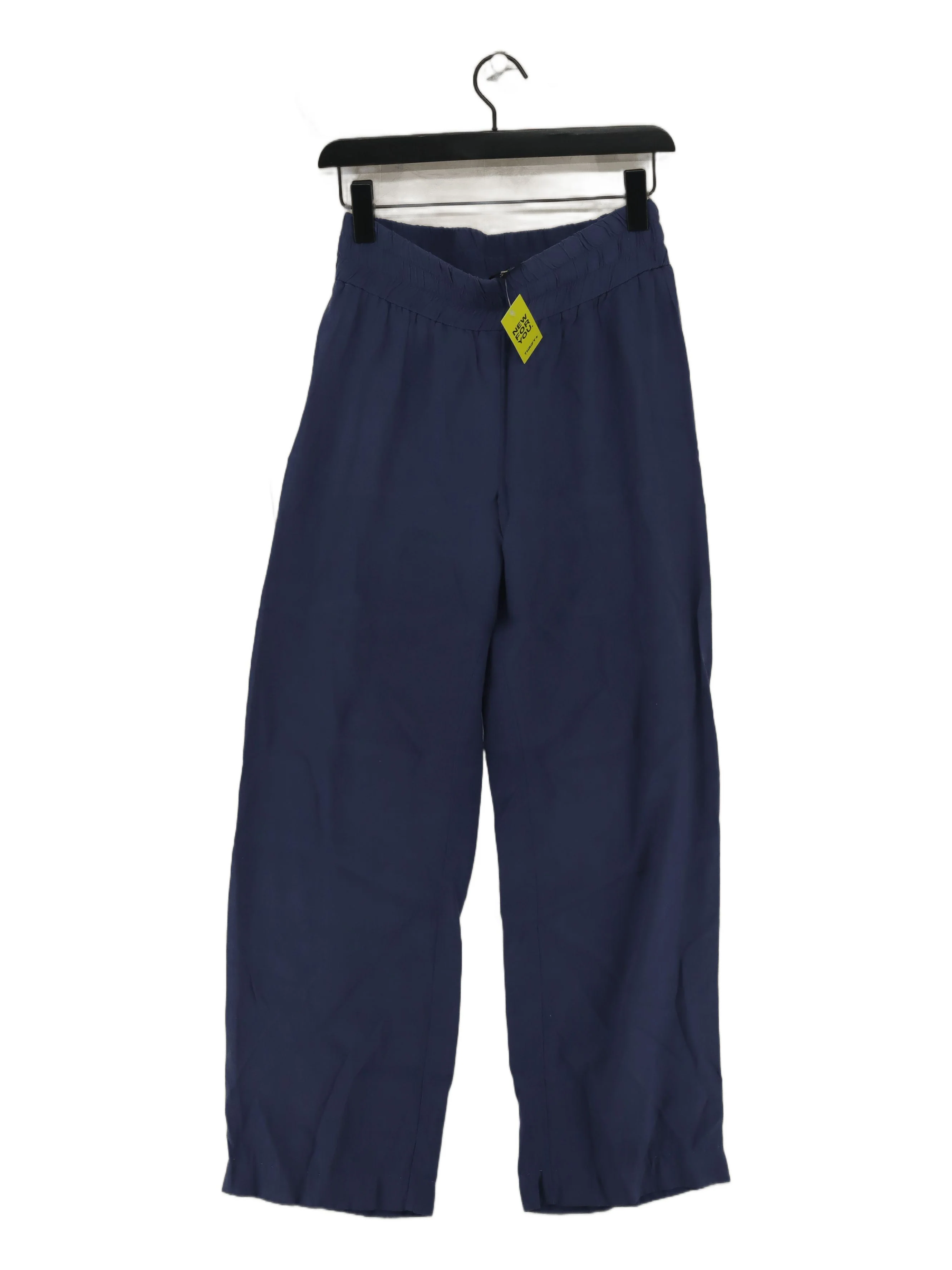 Crea Concept Women's Trousers UK 10 Blue Other with Viscose Wide-Leg Sweatpants