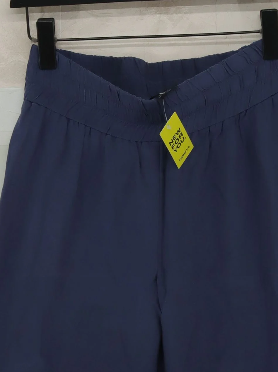 Crea Concept Women's Trousers UK 10 Blue Other with Viscose Wide-Leg Sweatpants - Image 3