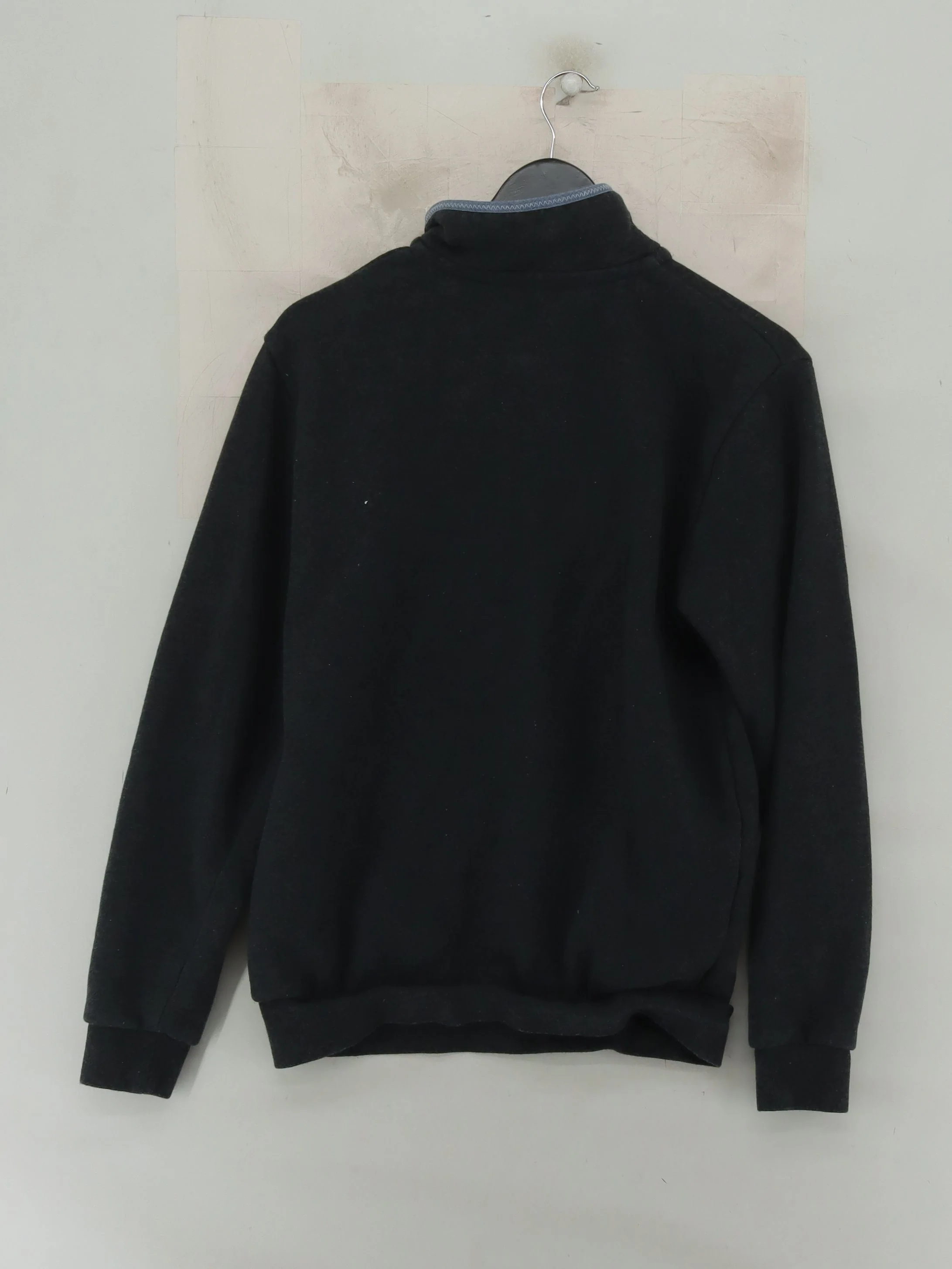 Crew Clothing Men's Hoodie M Black Cotton with Polyester Full Zip - Image 2