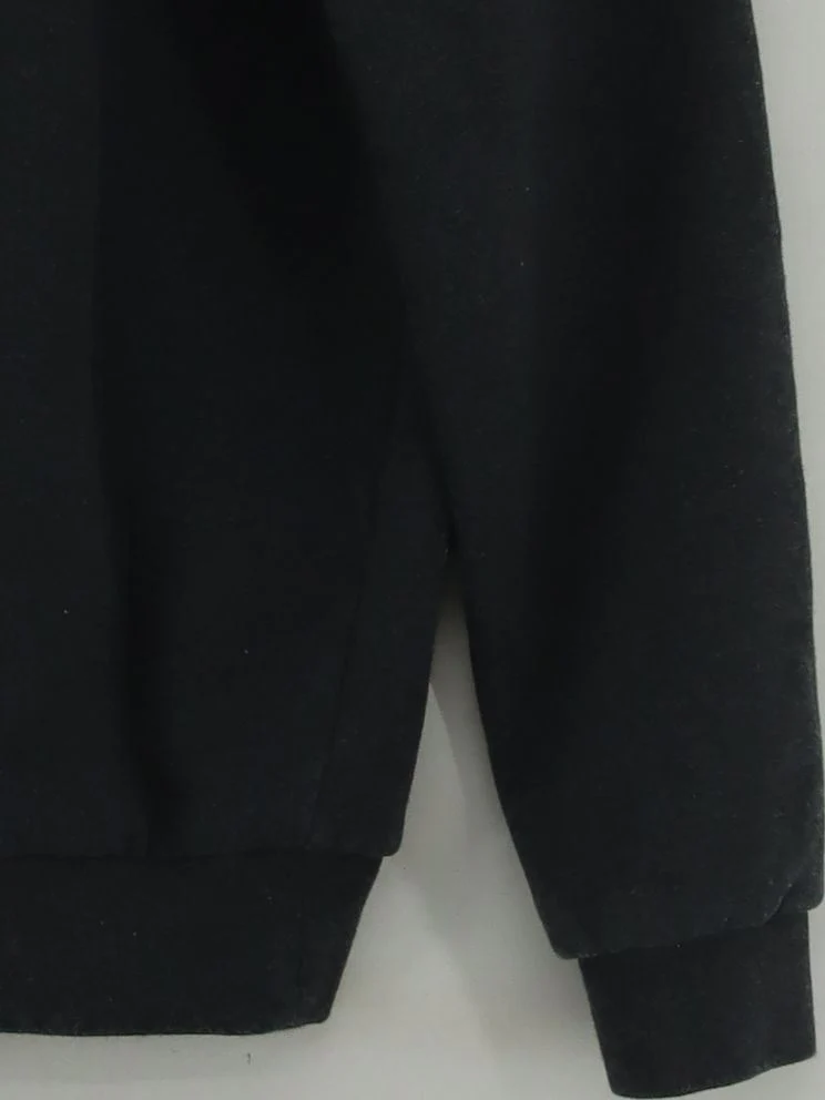 Crew Clothing Men's Hoodie M Black Cotton with Polyester Full Zip - Image 4