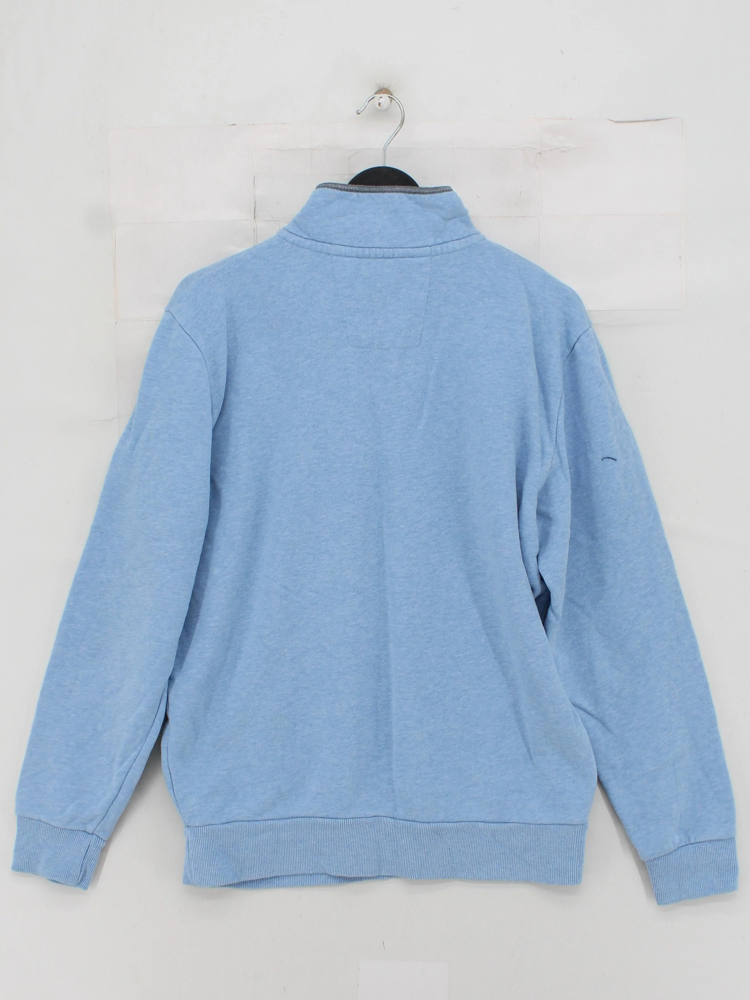 Crew Clothing Men's Hoodie M Blue 100% Cotton Pullover - Image 2