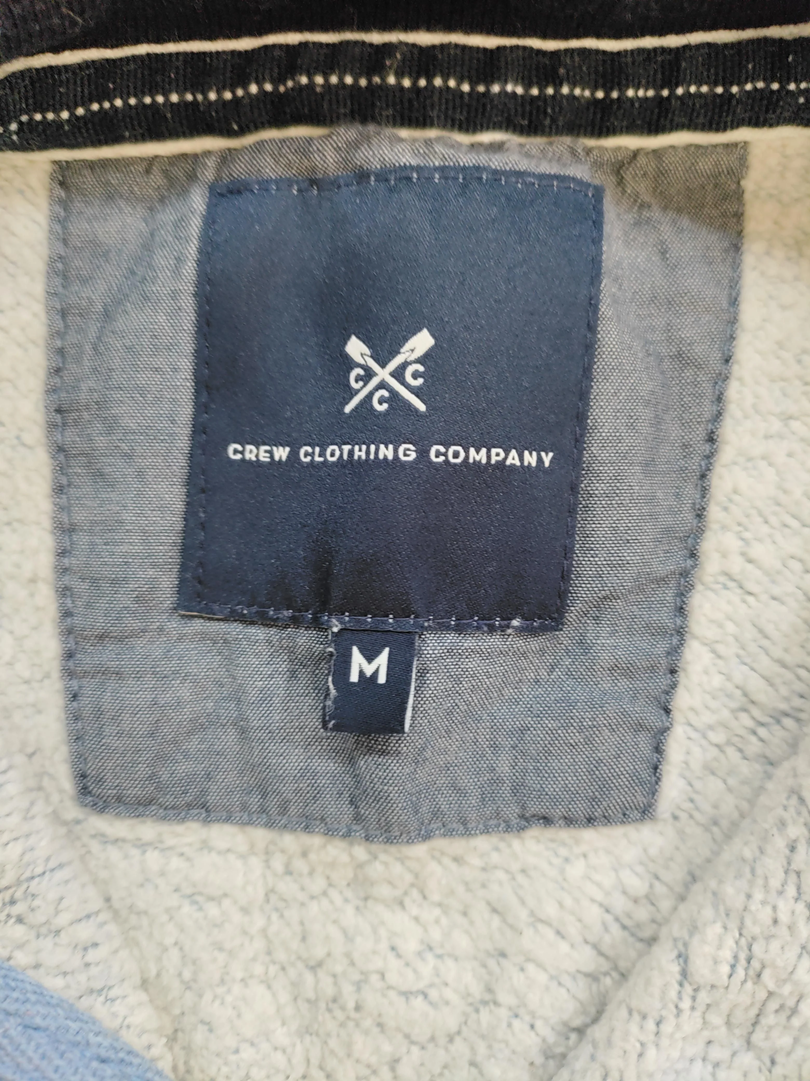 Crew Clothing Men's Hoodie M Blue 100% Cotton Pullover - Image 5