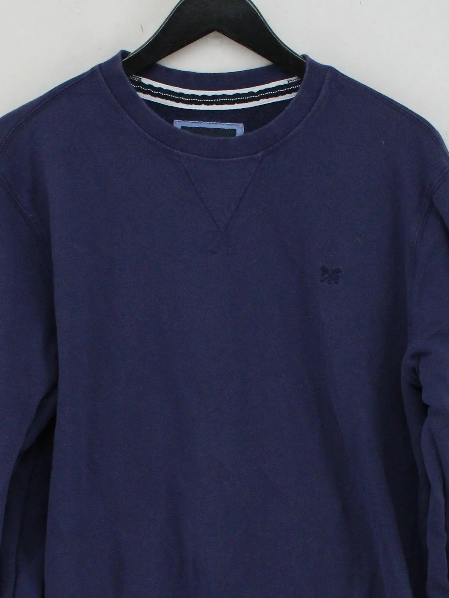 Crew Clothing Men's Hoodie M Blue 100% Cotton Pullover - Image 3