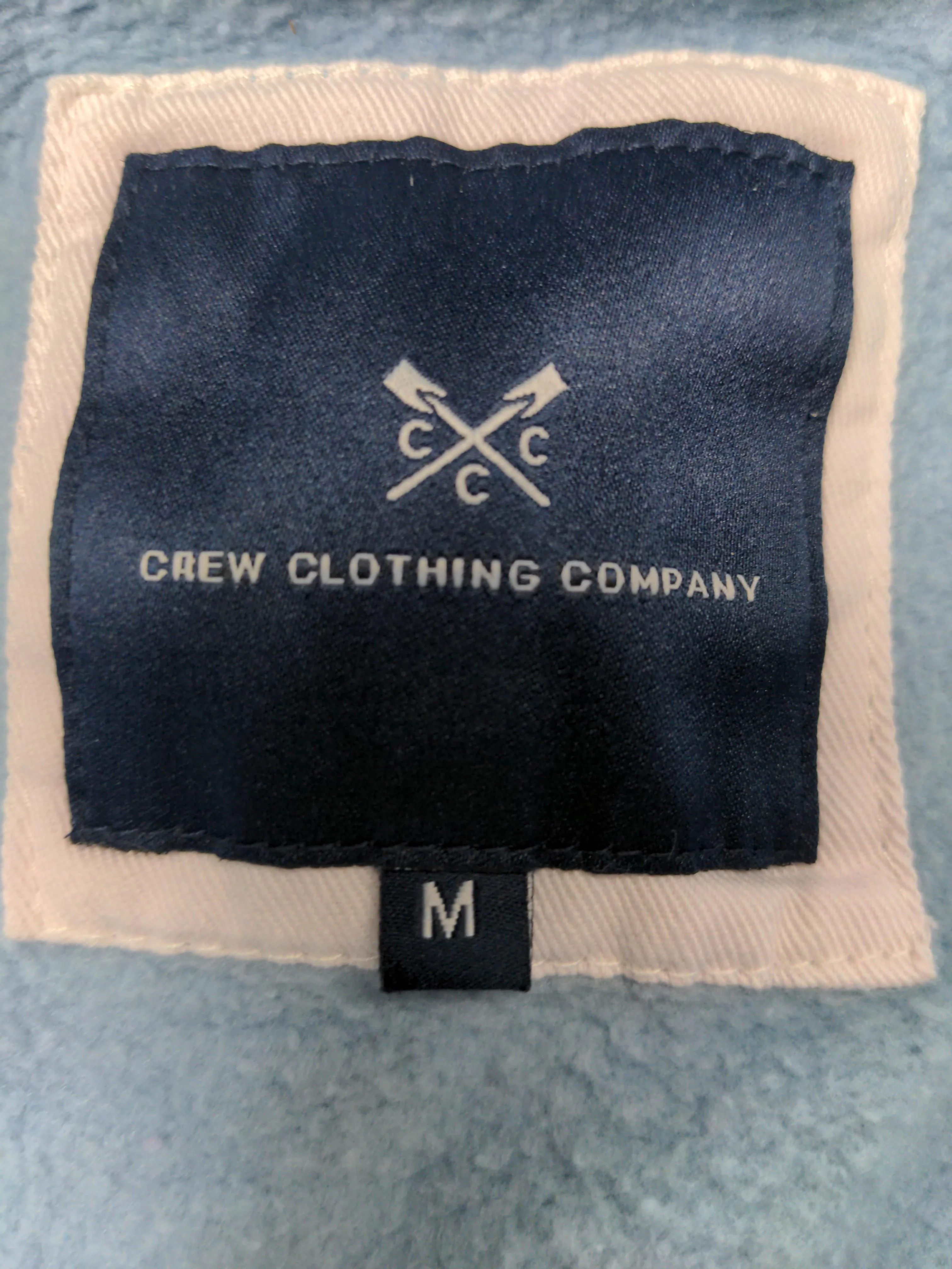 Crew Clothing Men's Hoodie M Blue Cotton with Polyester, Elastane Pullover - Image 6