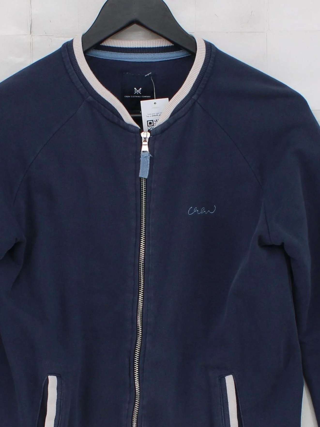 Crew Clothing Men's Hoodie S Blue 100% Cotton Pullover - Image 3