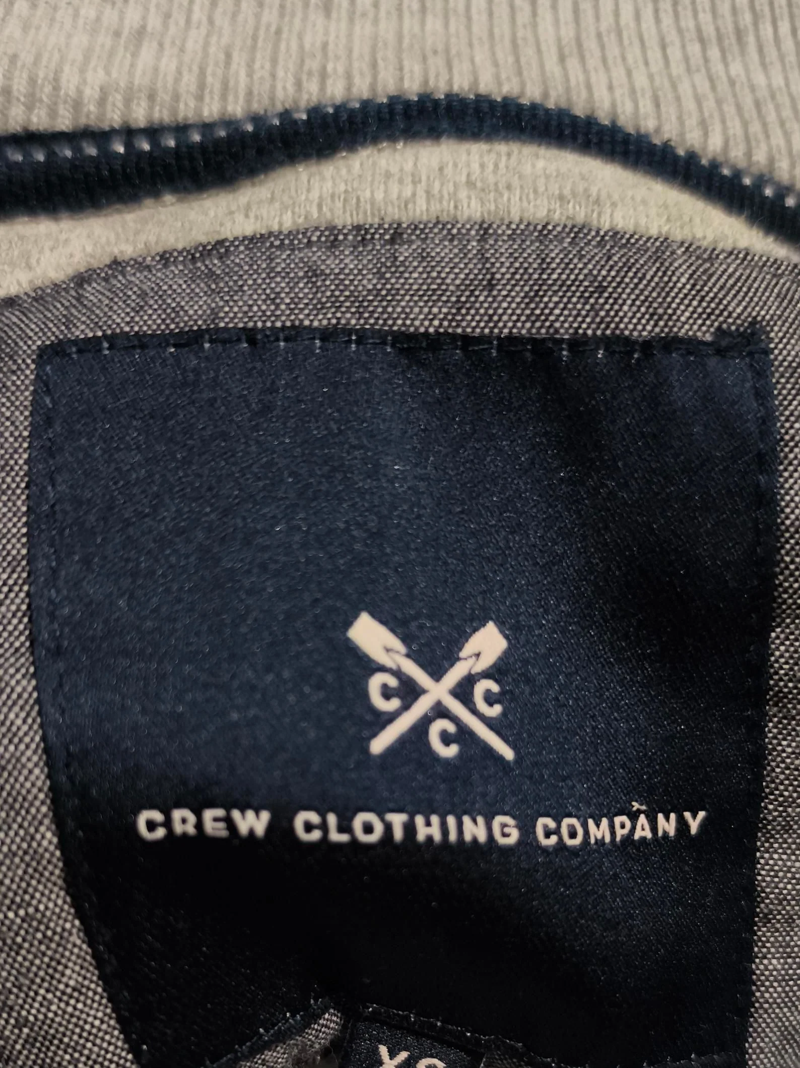 Crew Clothing Men's Hoodie XS Grey 100% Cotton Pullover - Image 5