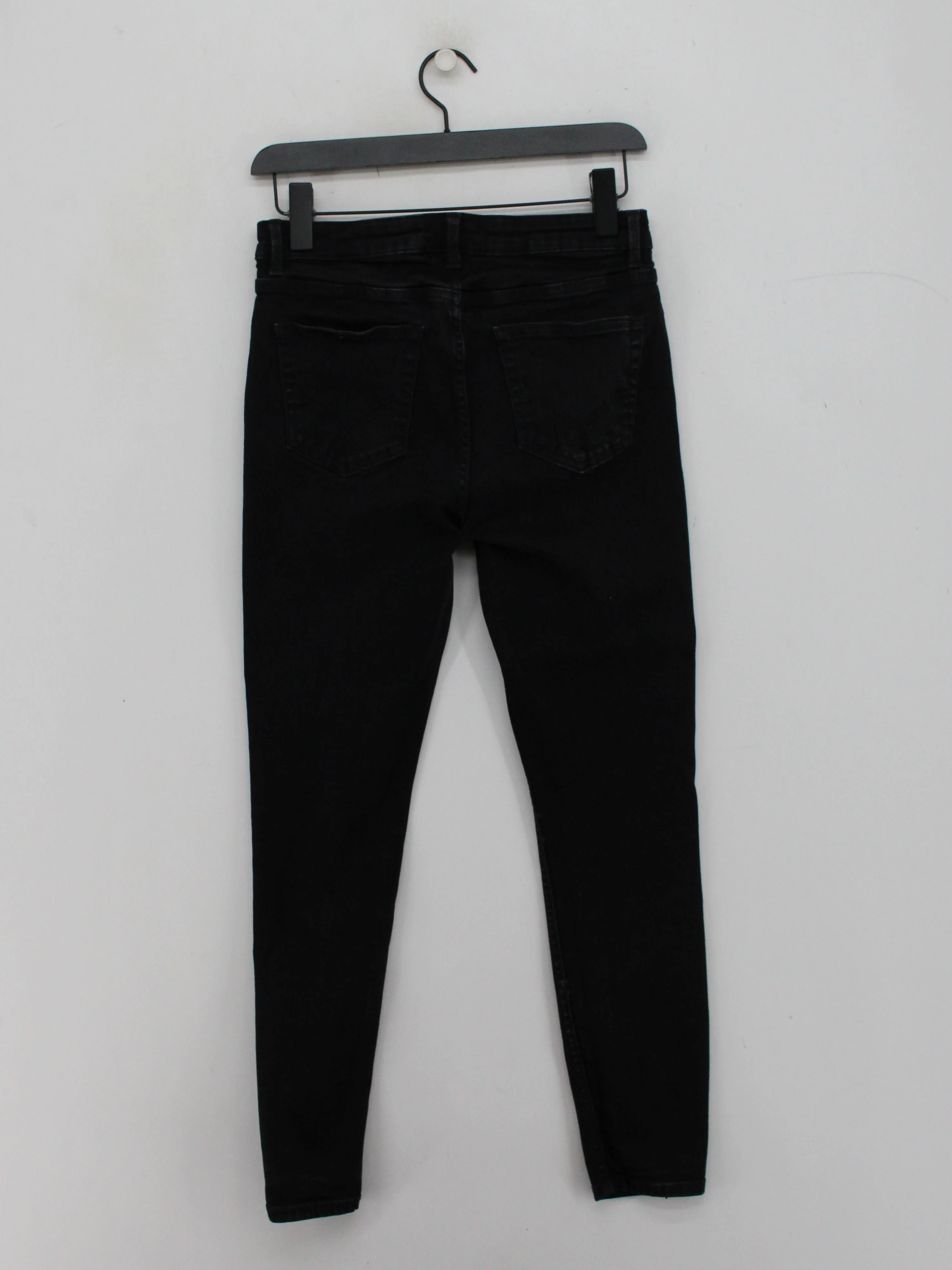 Crew Clothing Men's Jeans W 30 in Black Cotton with Polyester, Elastane Skinny - Image 2