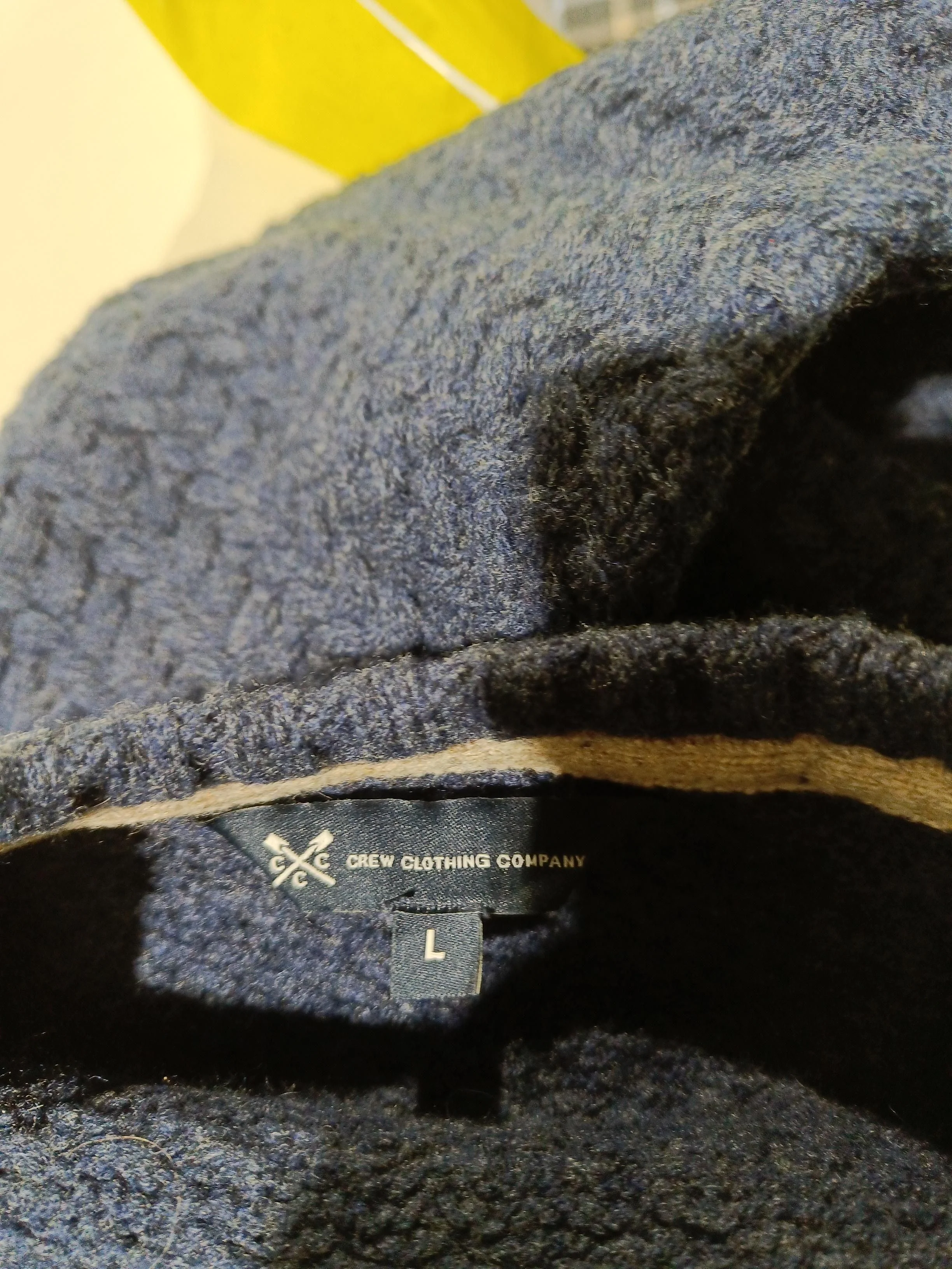 Crew Clothing Men's Jumper L Blue 100% Wool Crew Neck Pullover - Image 5