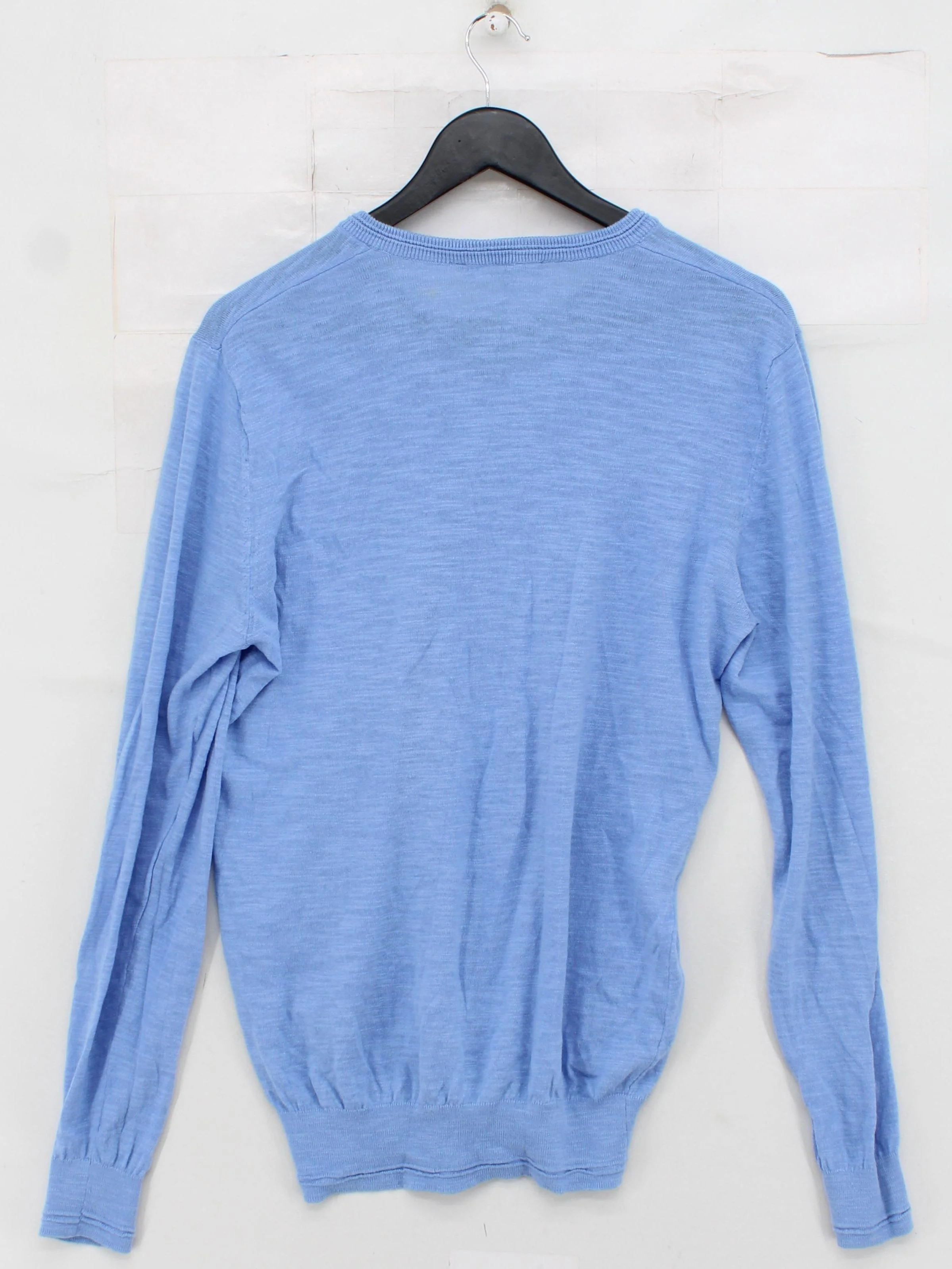 Crew Clothing Men's Jumper M Blue 100% Cotton Crew Neck Pullover - Image 2