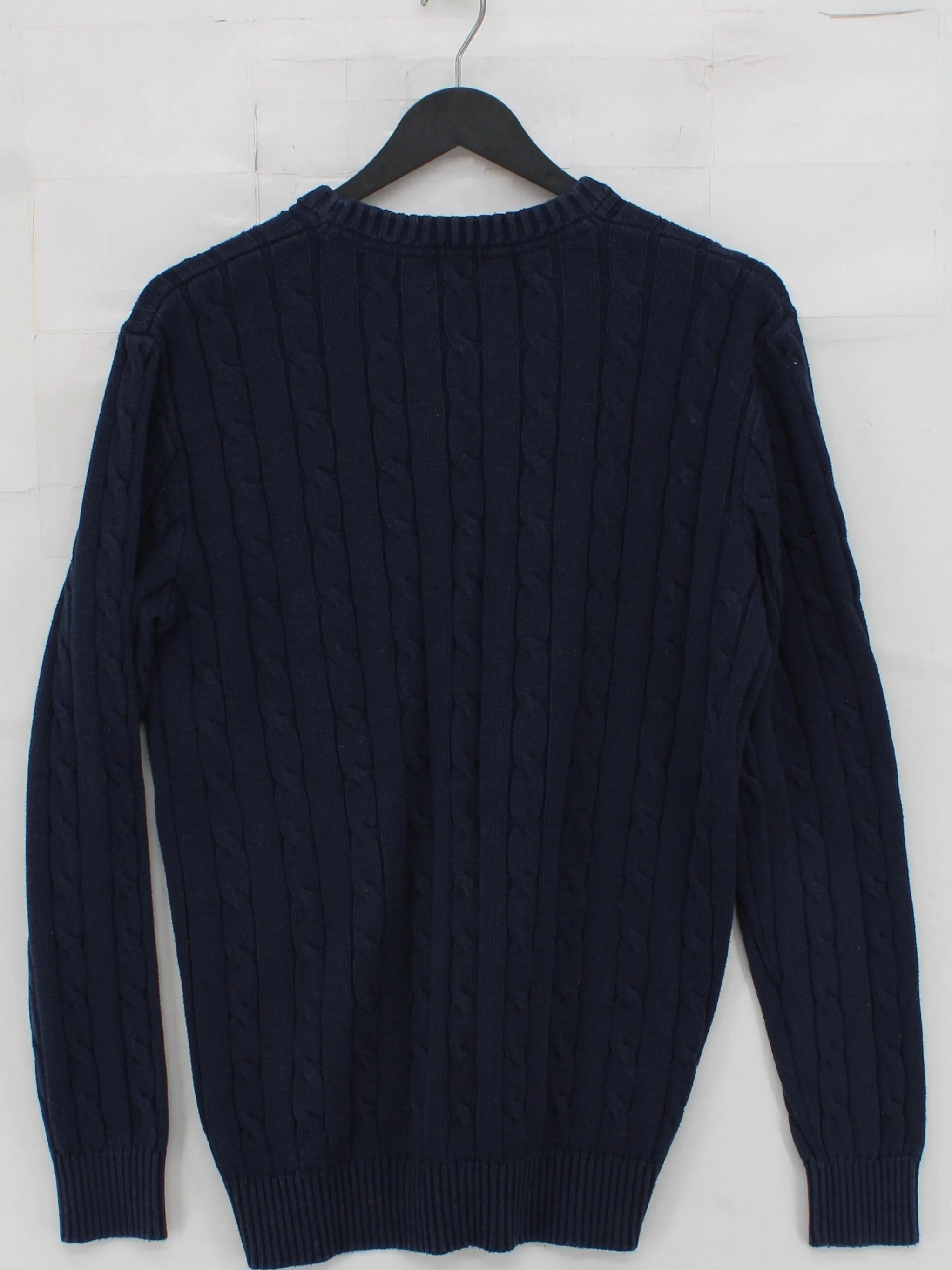 Crew Clothing Men's Jumper M Blue Cotton with Acrylic Crew Neck Pullover - Image 2