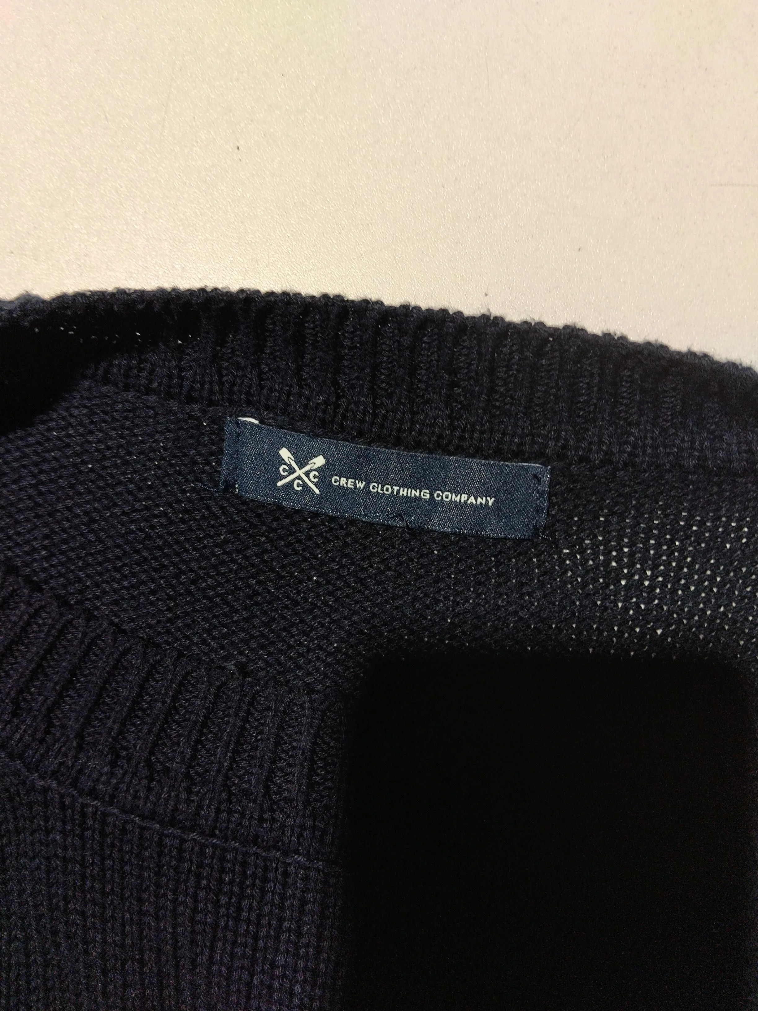 Crew Clothing Men's Jumper XL Blue Cotton with Acrylic Pullover - Image 6