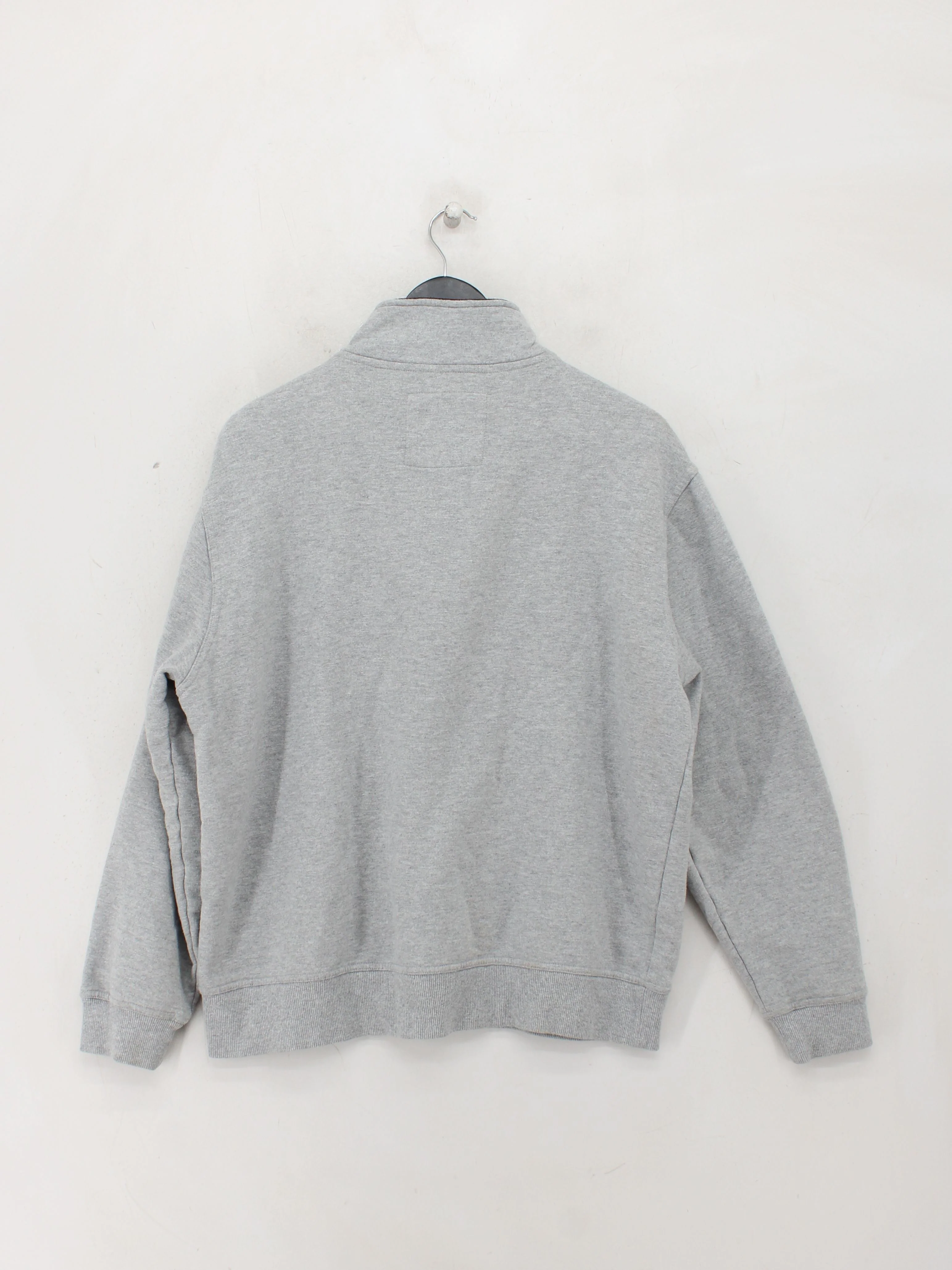 Crew Clothing Men's Jumper XL Grey Cotton with Polyester Mock Neck Pullover - Image 2