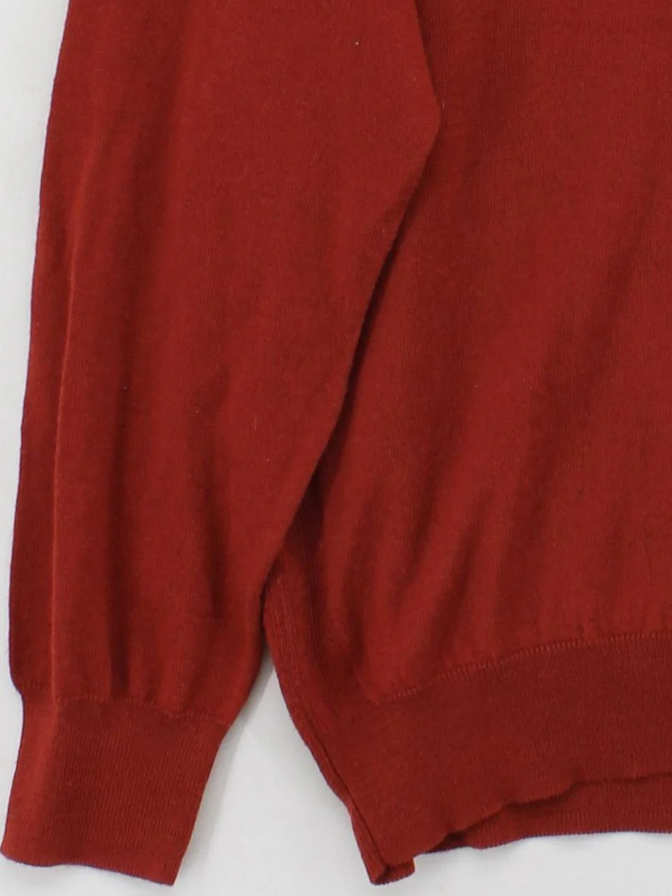 Crew Clothing Men's Jumper XL Red Wool with Acrylic Mock Neck Pullover - Image 4