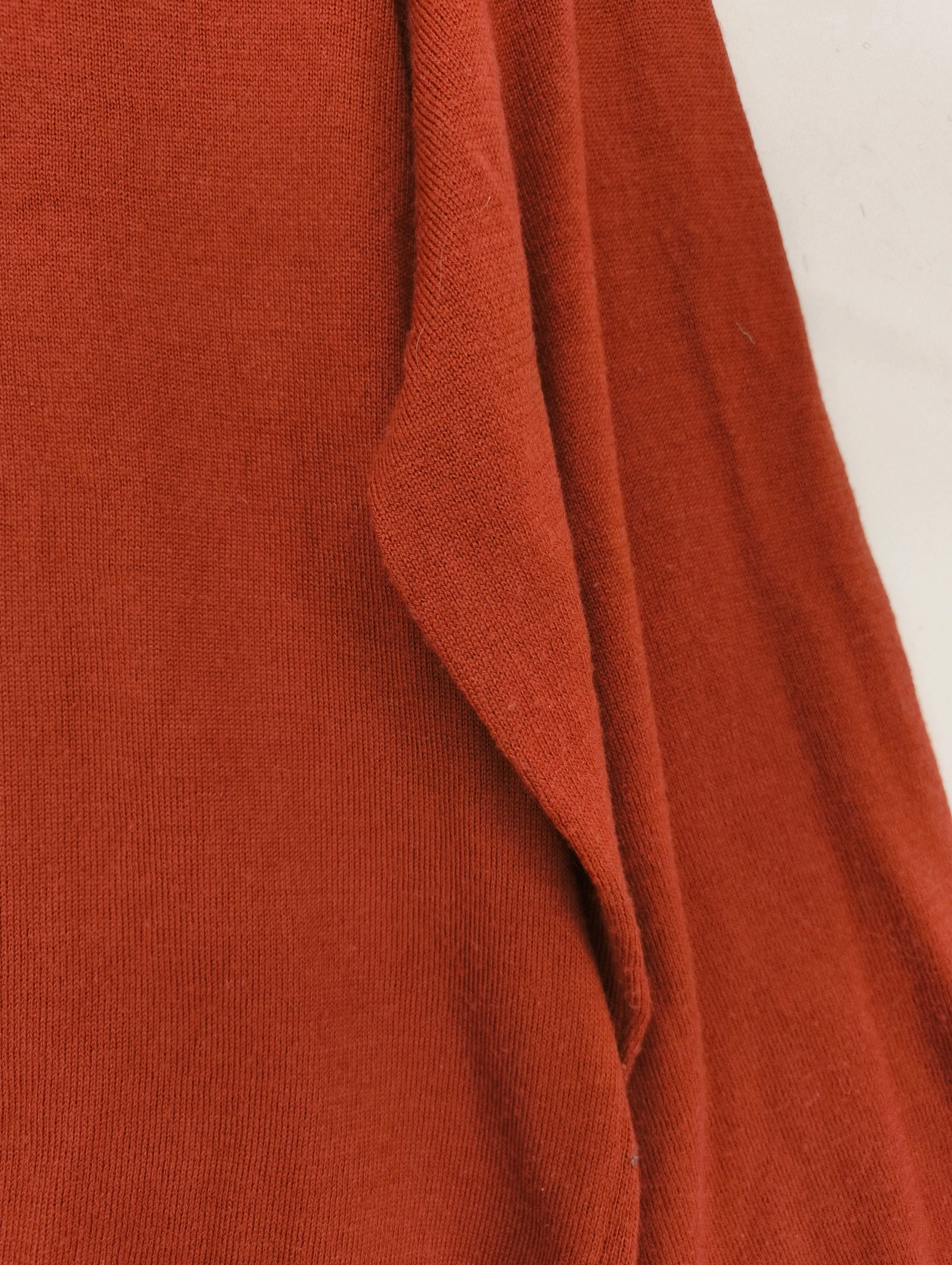 Crew Clothing Men's Jumper XL Red Wool with Acrylic Mock Neck Pullover - Image 5
