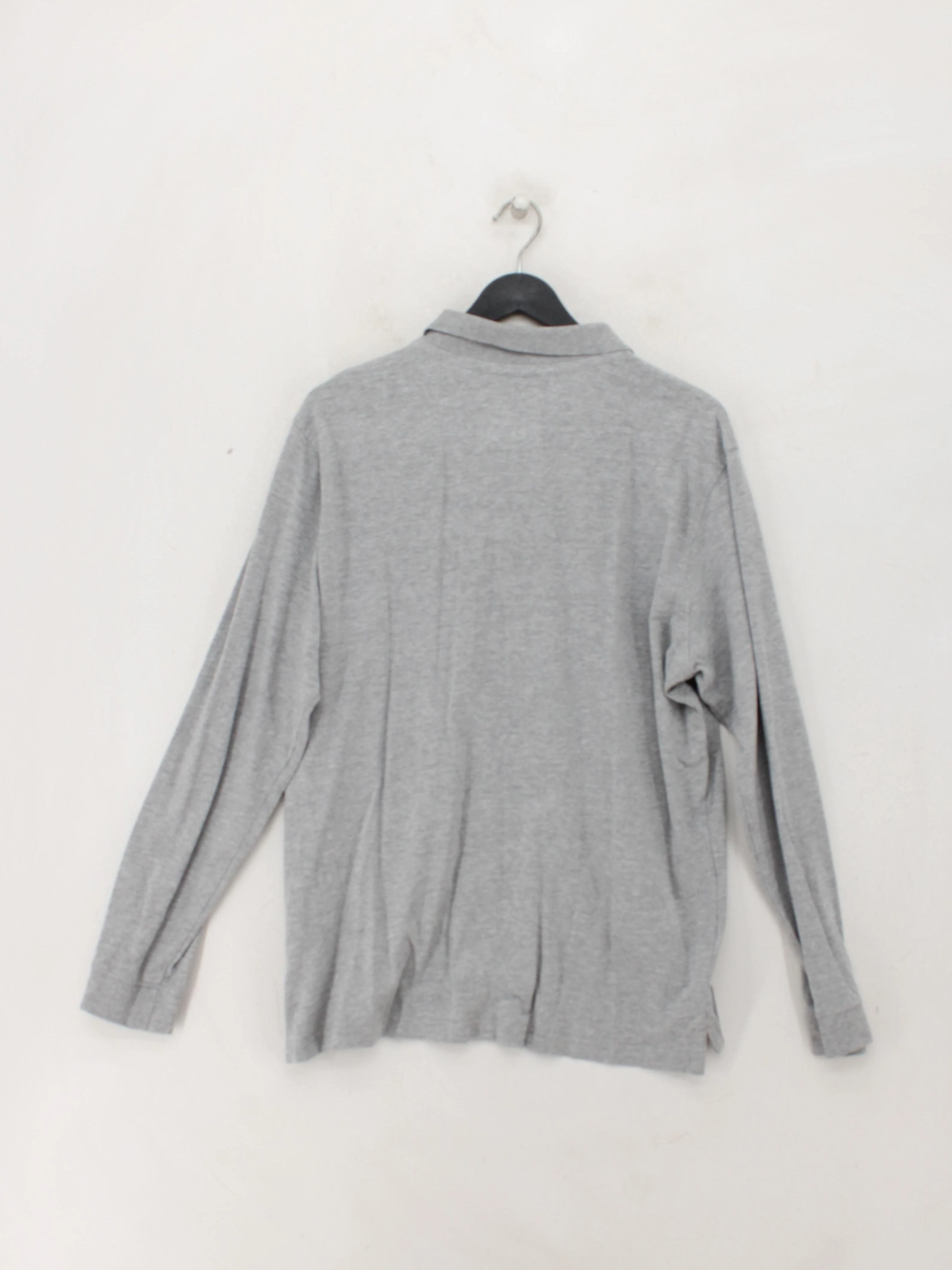 Crew Clothing Men's Polo L Grey 100% Cotton Basic - Image 2