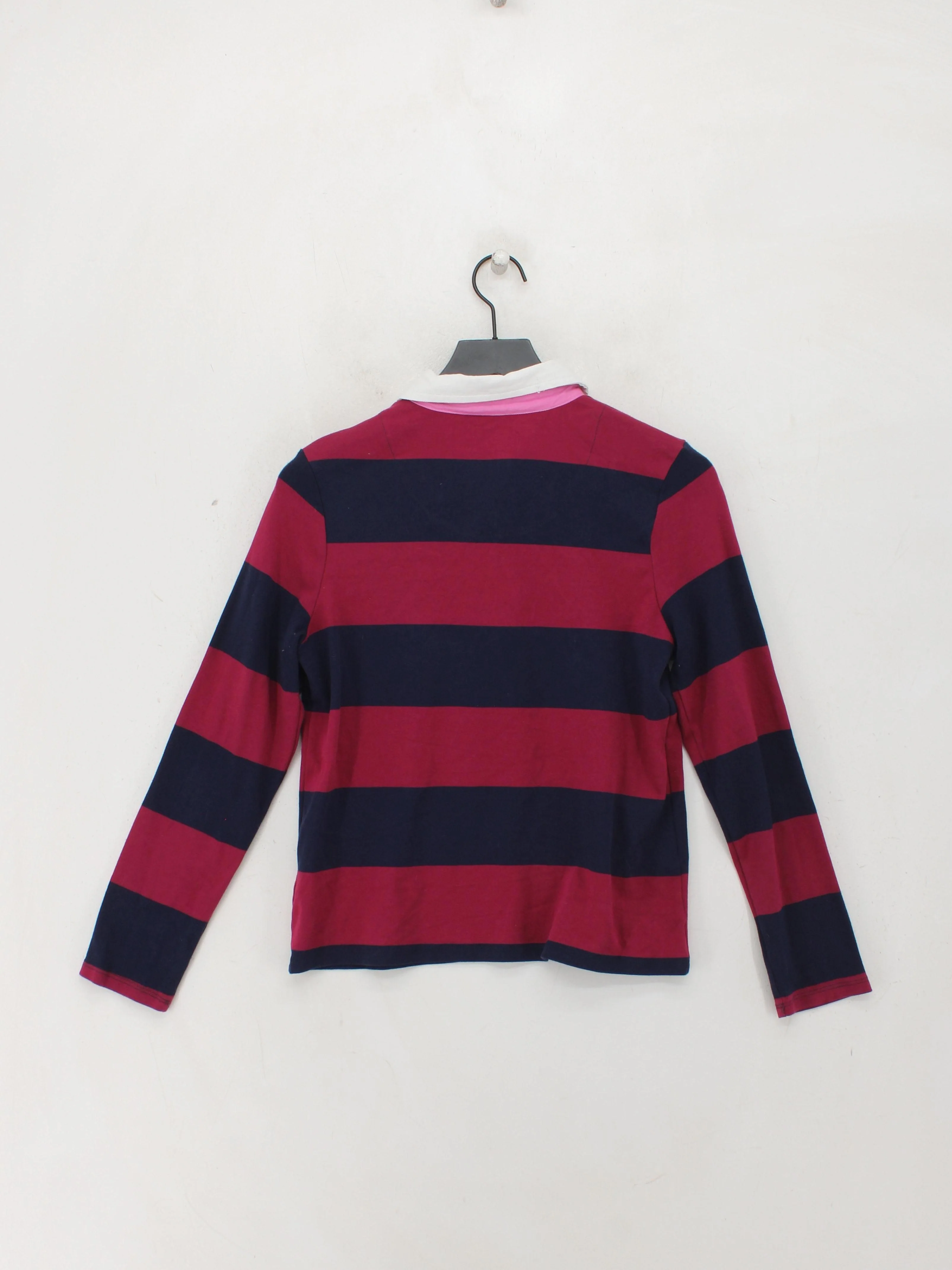 Crew Clothing Men's Polo S Red Striped 100% Cotton Basic - Image 2