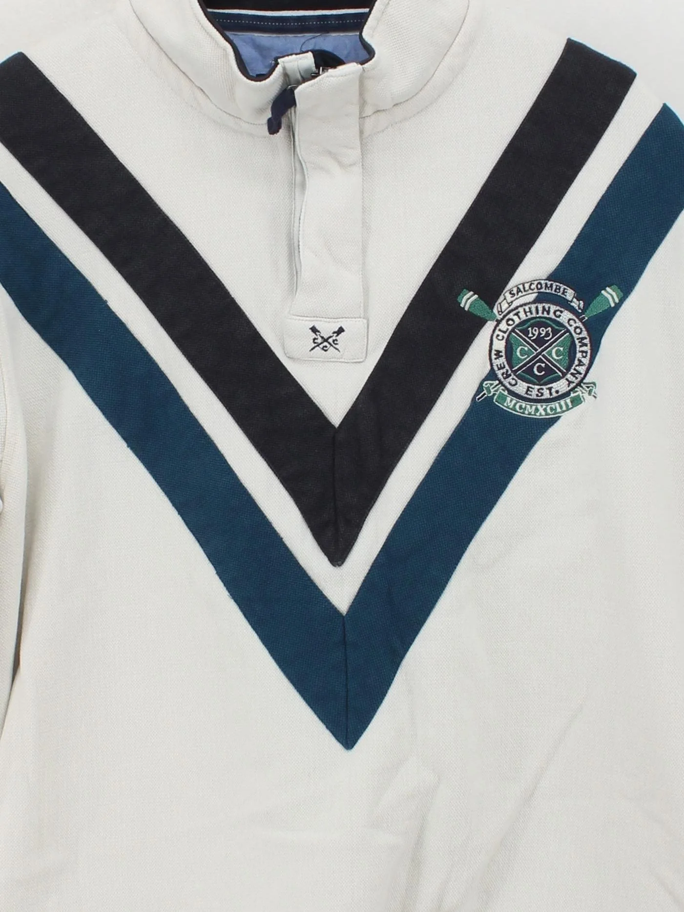 Crew Clothing Men's Polo XXL White 100% Other Basic - Image 3
