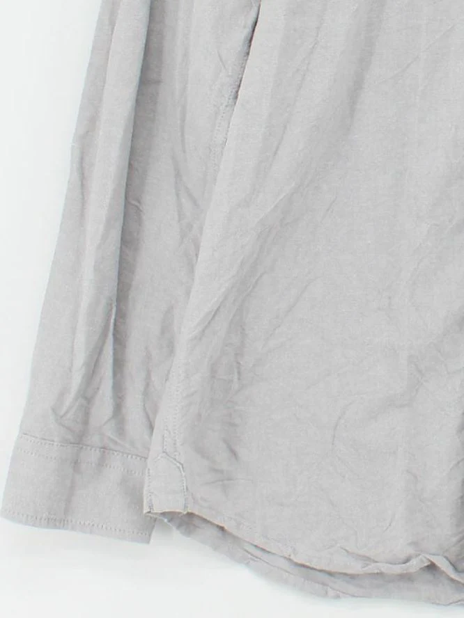 Crew Clothing Men's Shirt M Grey 100% Cotton Basic - Image 4