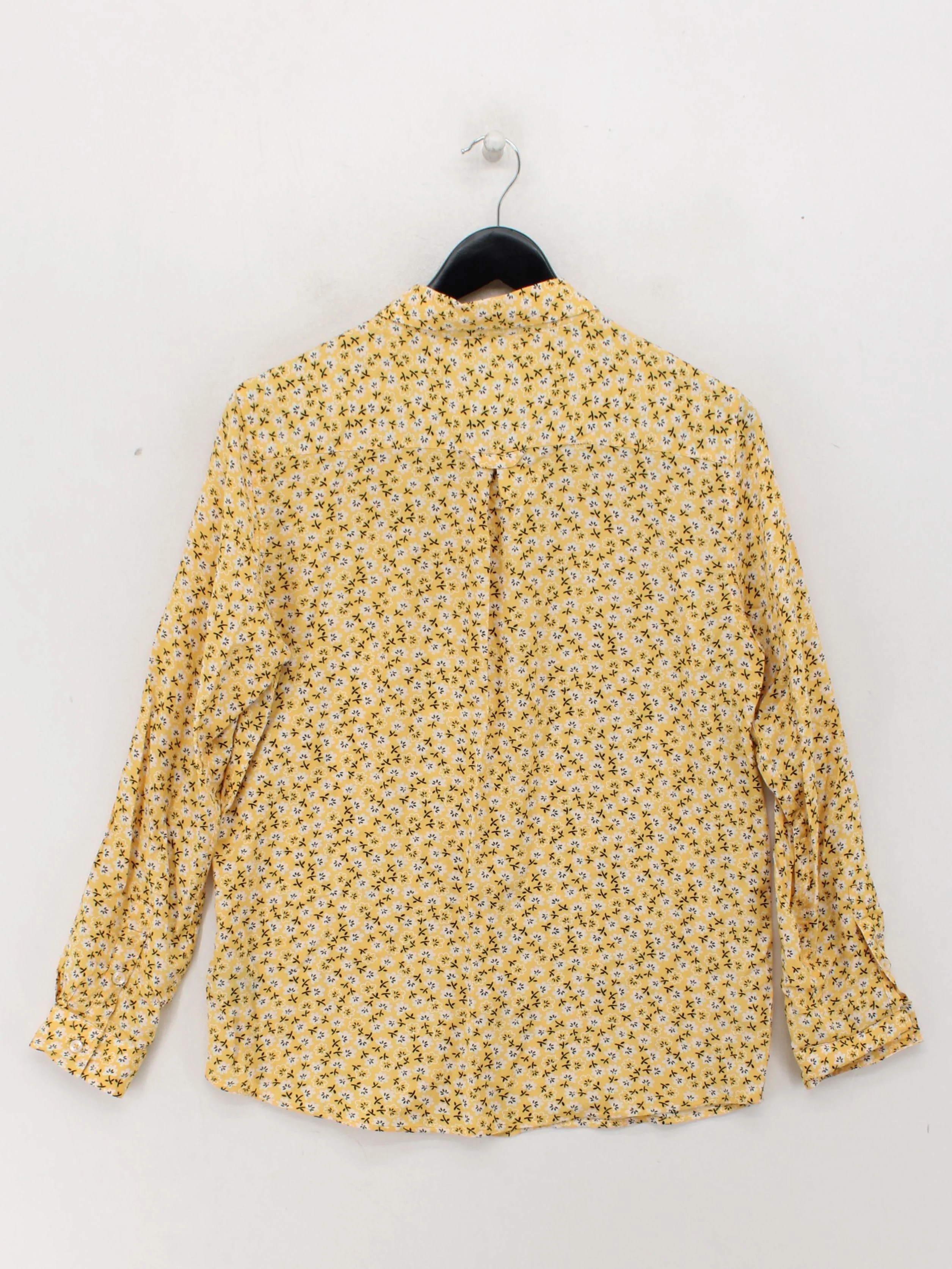 Crew Clothing Men's Shirt S Yellow Floral 100% Viscose Basic - Image 2