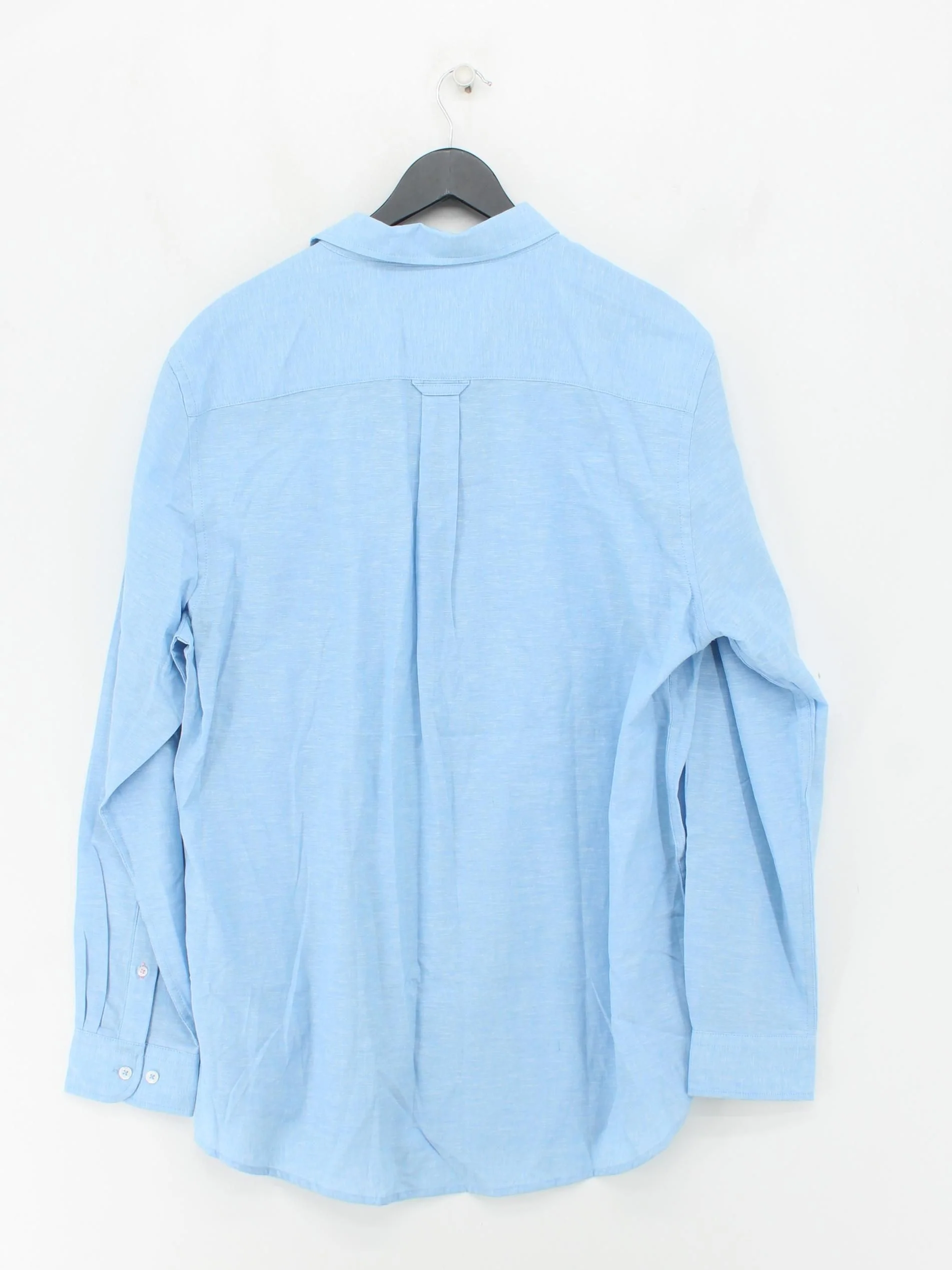 Crew Clothing Men's Shirt XXL Blue Linen with Cotton Basic - Image 2