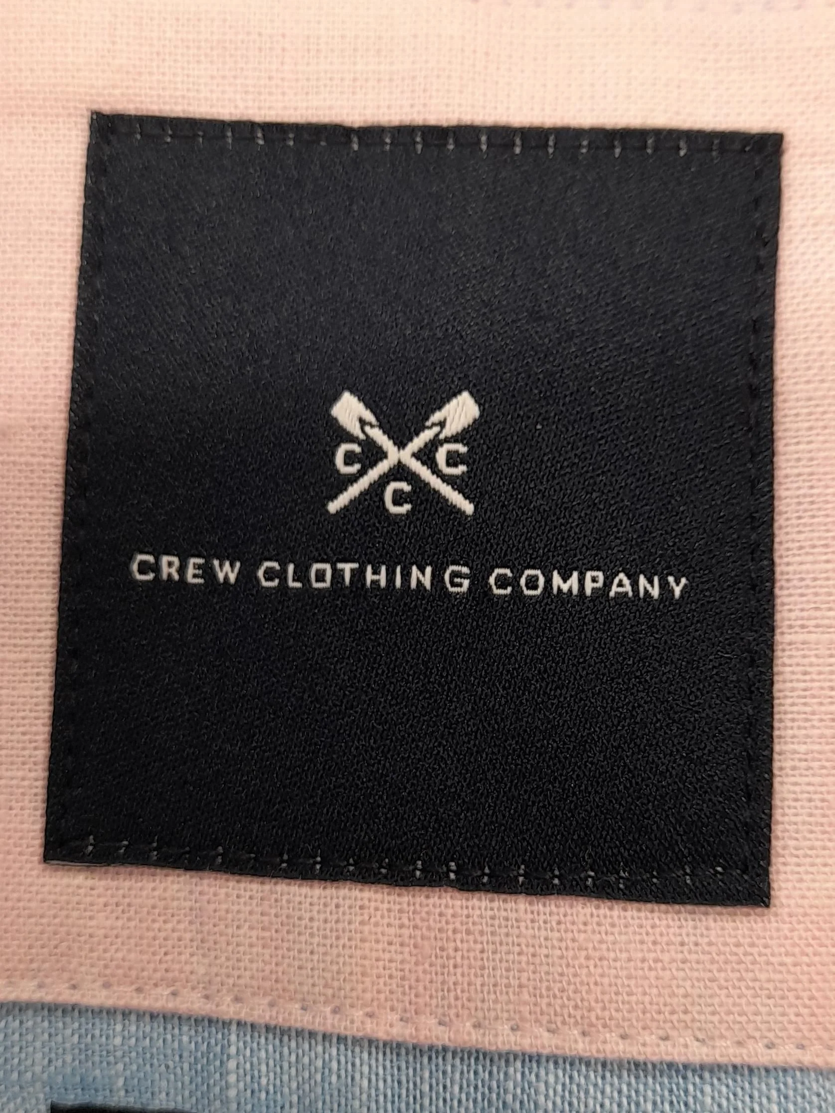 Crew Clothing Men's Shirt XXL Blue Linen with Cotton Basic - Image 5