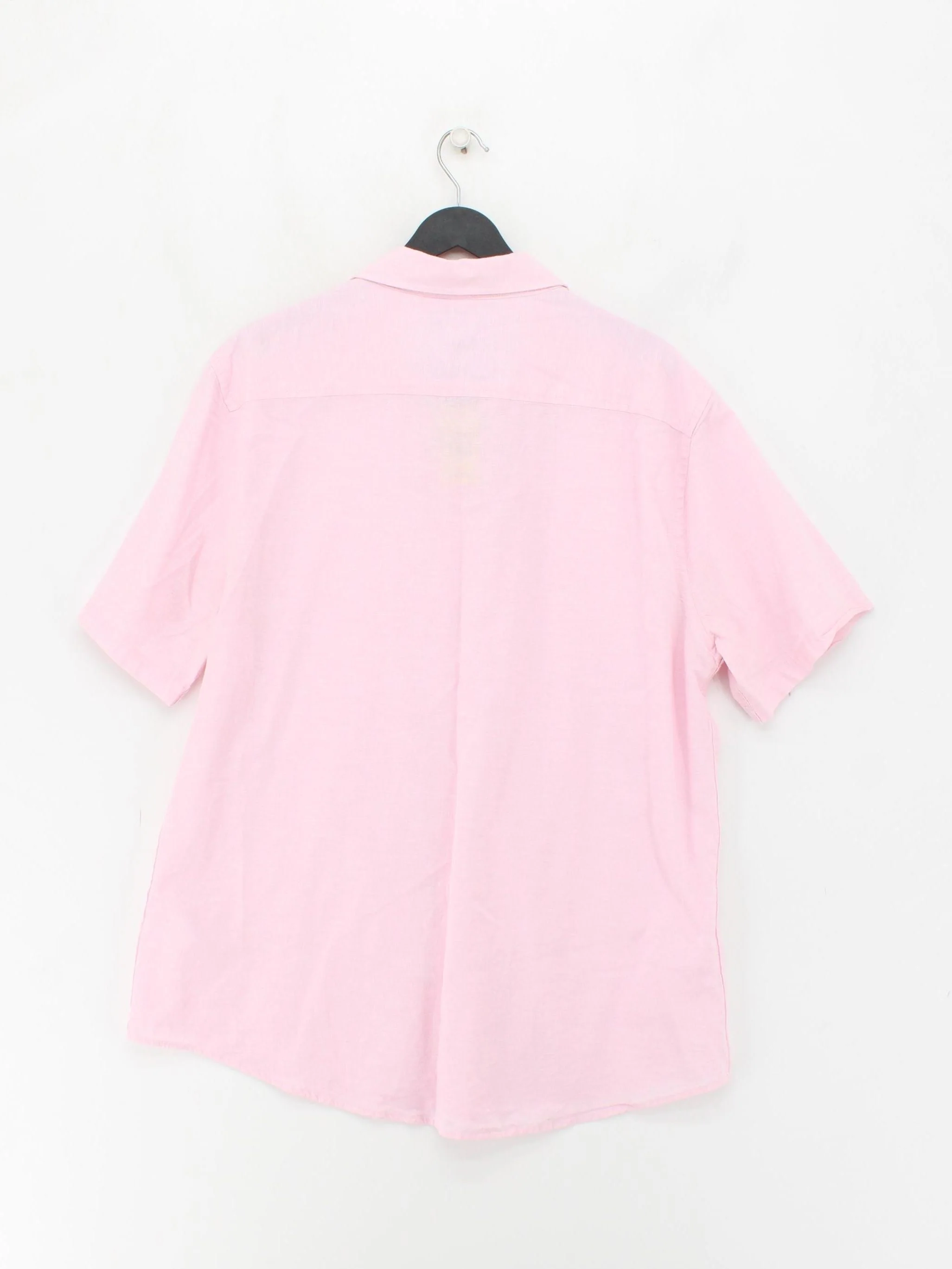 Crew Clothing Men's Shirt XXL Pink Linen with Cotton Basic - Image 2