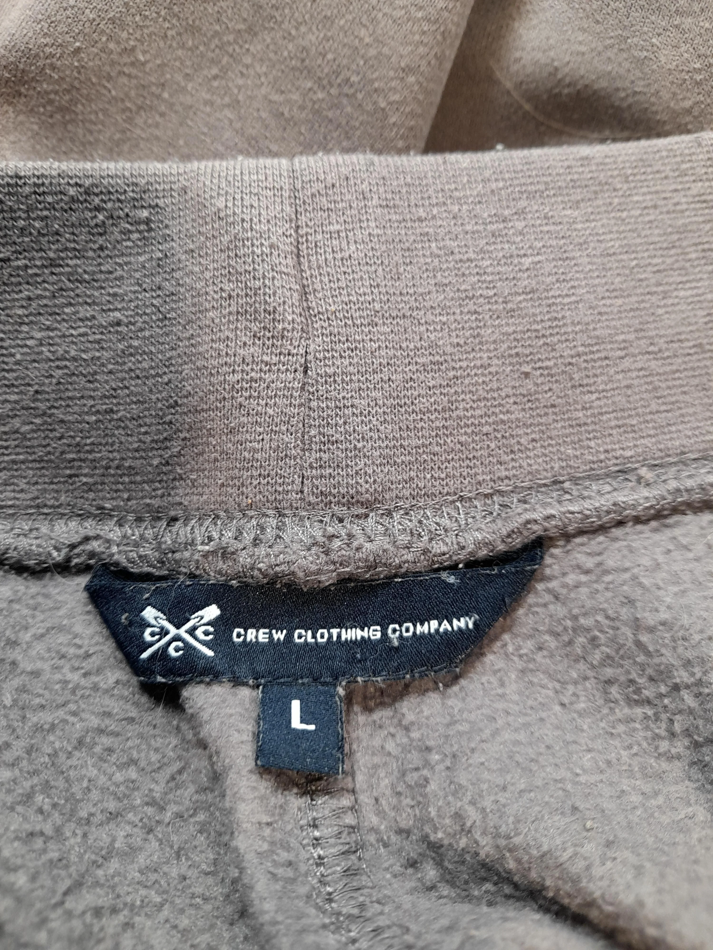 Crew Clothing Men's Sports Bottoms L Brown Cotton with Polyester Sweatpants - Image 6
