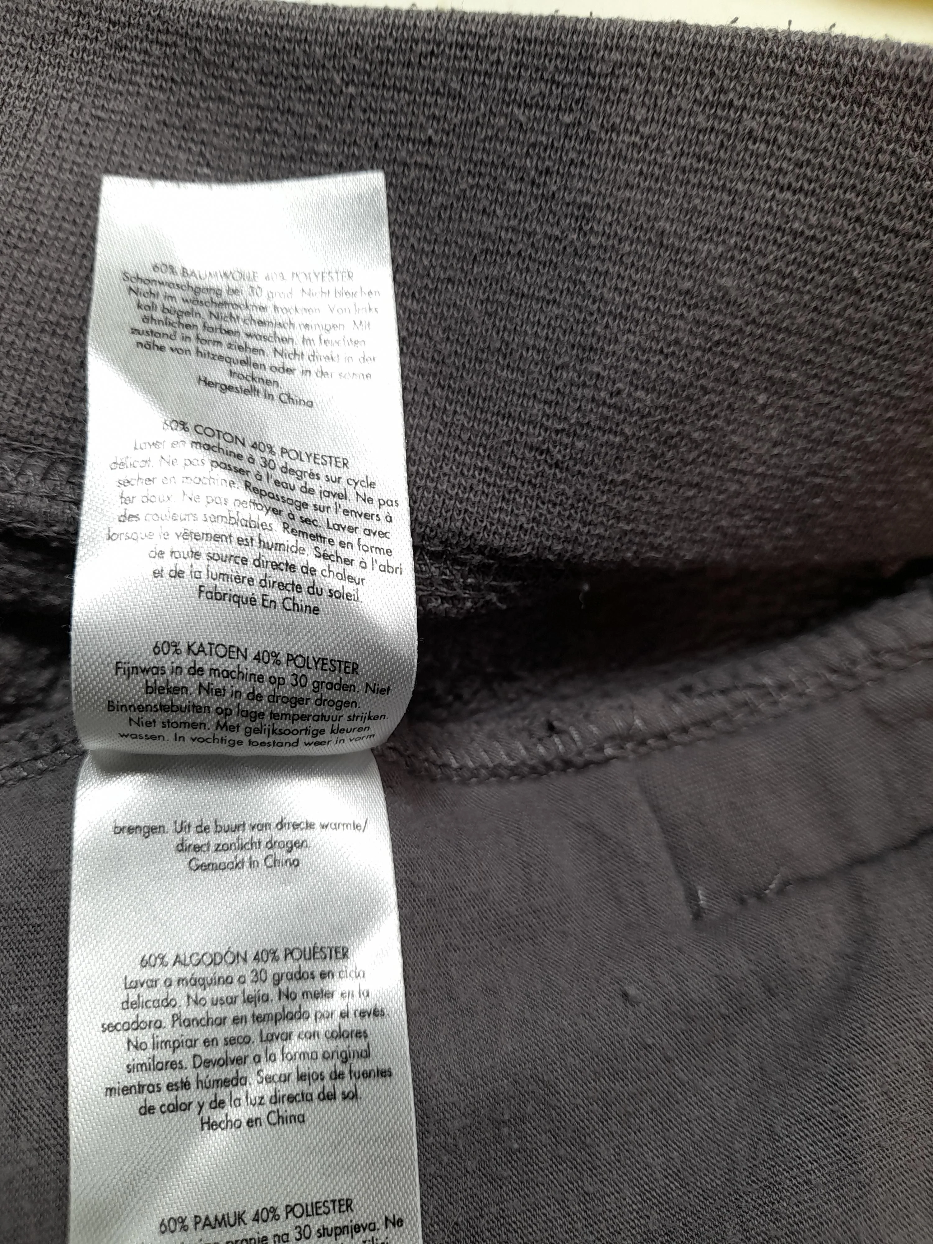 Crew Clothing Men's Sports Bottoms L Brown Cotton with Polyester Sweatpants - Image 7