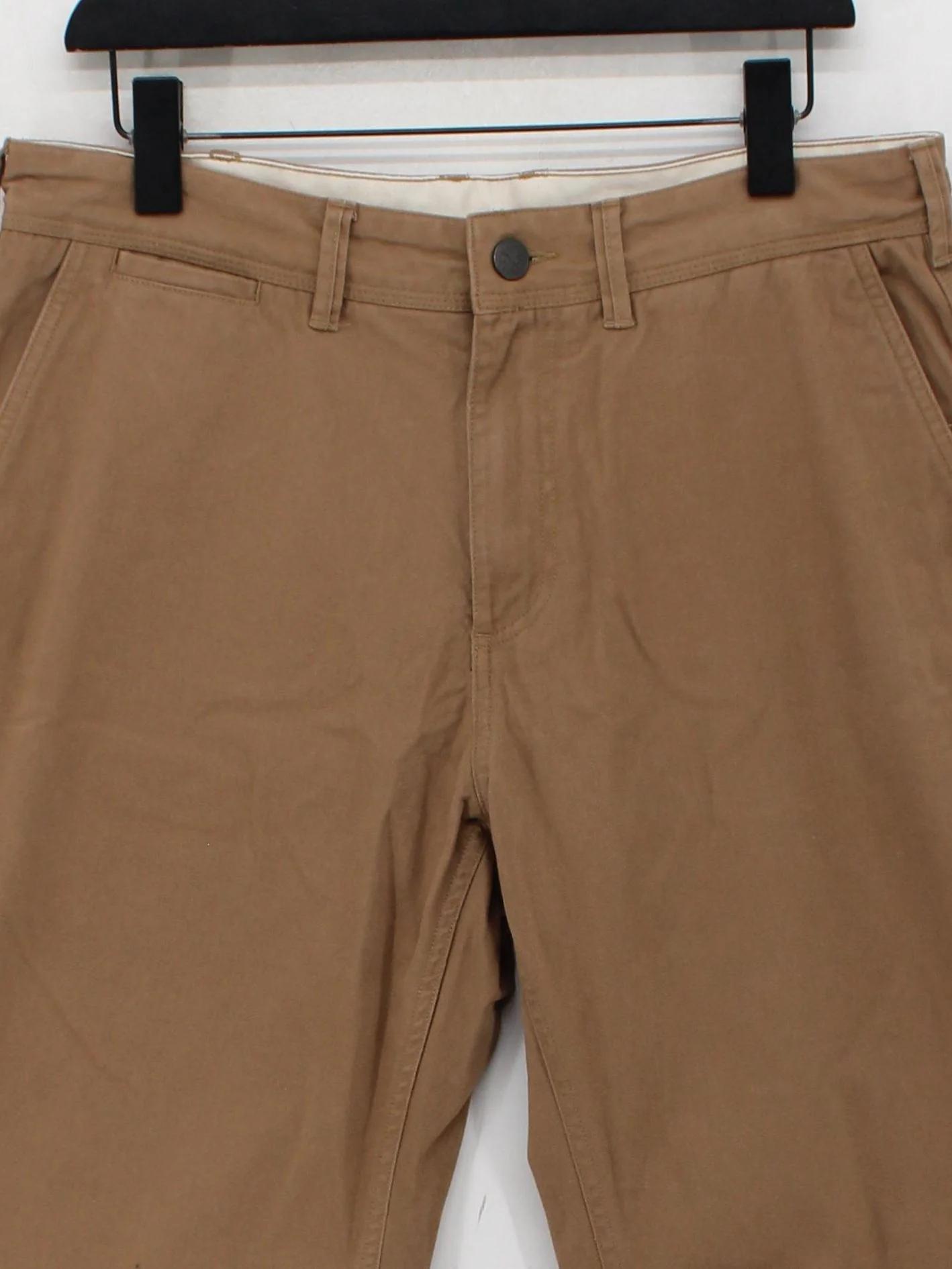 Crew Clothing Men's Trousers M Tan 100% Cotton Straight Chino - Image 3