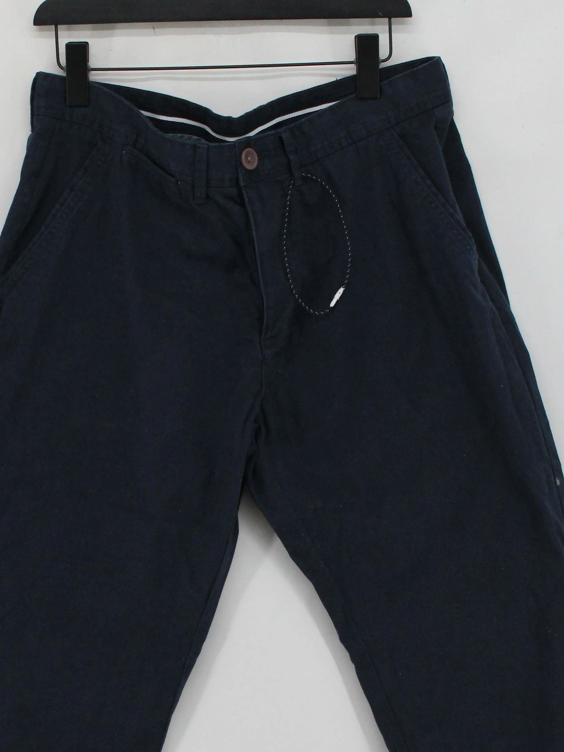 Crew Clothing Men's Trousers W 30 in Blue 100% Cotton Straight Chino - Image 3
