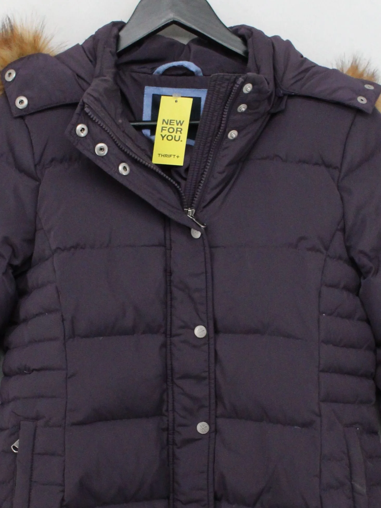 Crew Clothing Parka jacket purple - Image 3