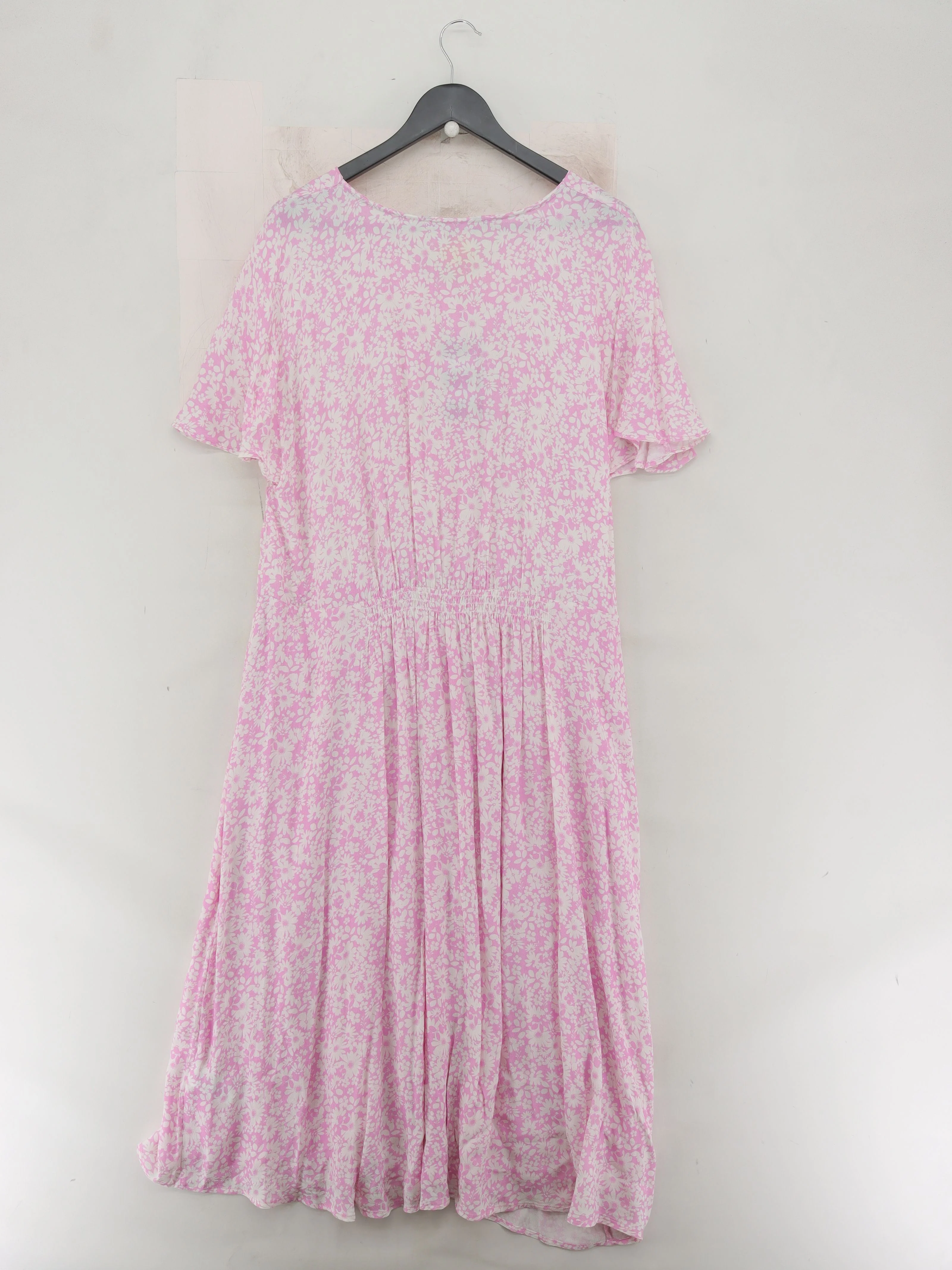 Crew Clothing Shirt Midi Dress UK18 in Pink - Image 2