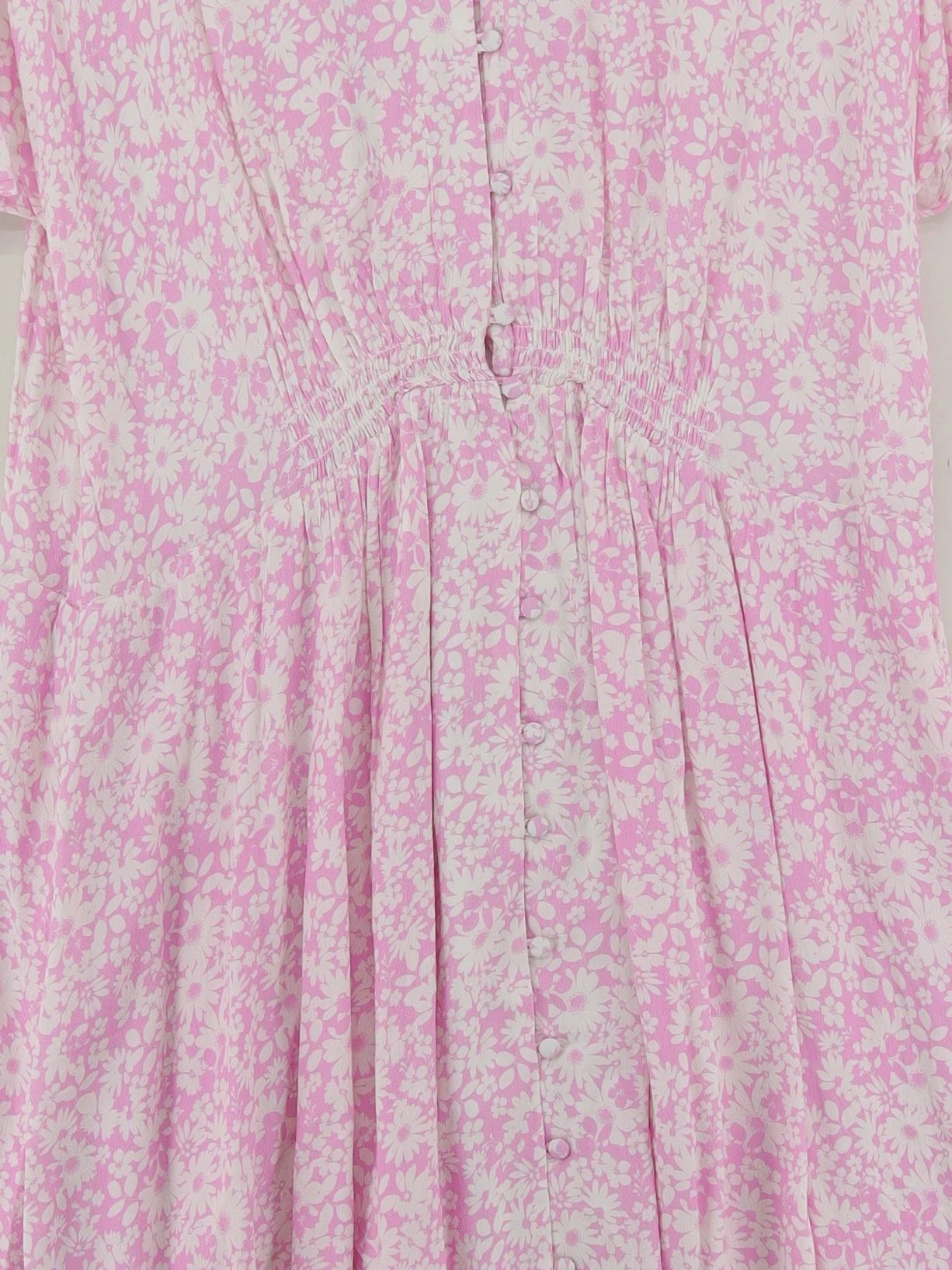 Crew Clothing Shirt Midi Dress UK18 in Pink - Image 3