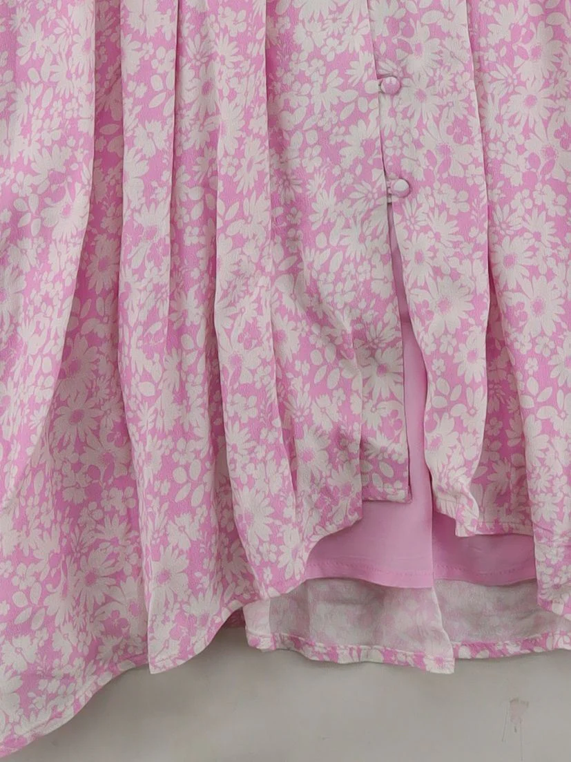 Crew Clothing Shirt Midi Dress UK18 in Pink - Image 4