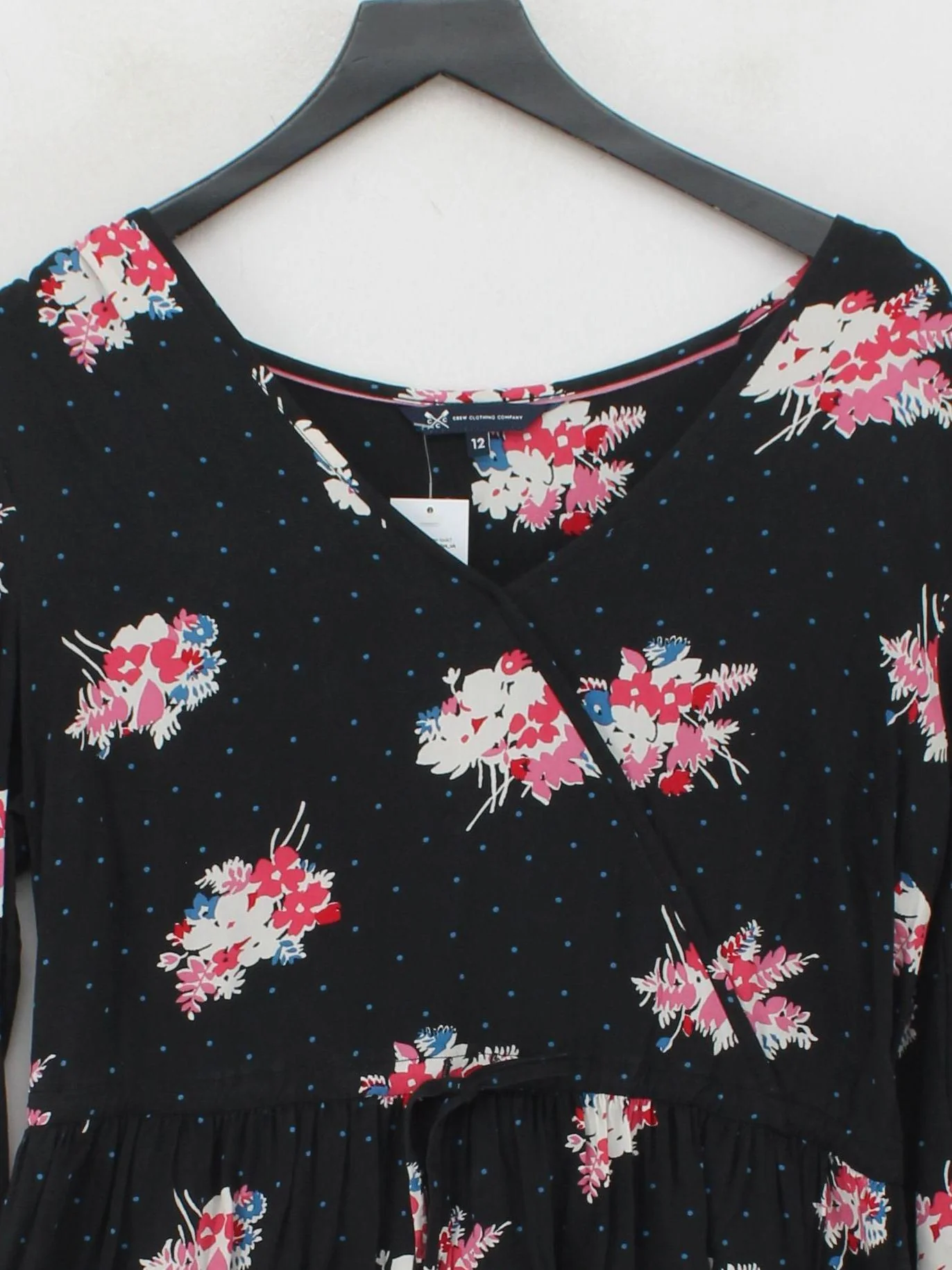 Crew Clothing Shirt Mini Dress UK12 in Black - Image 3