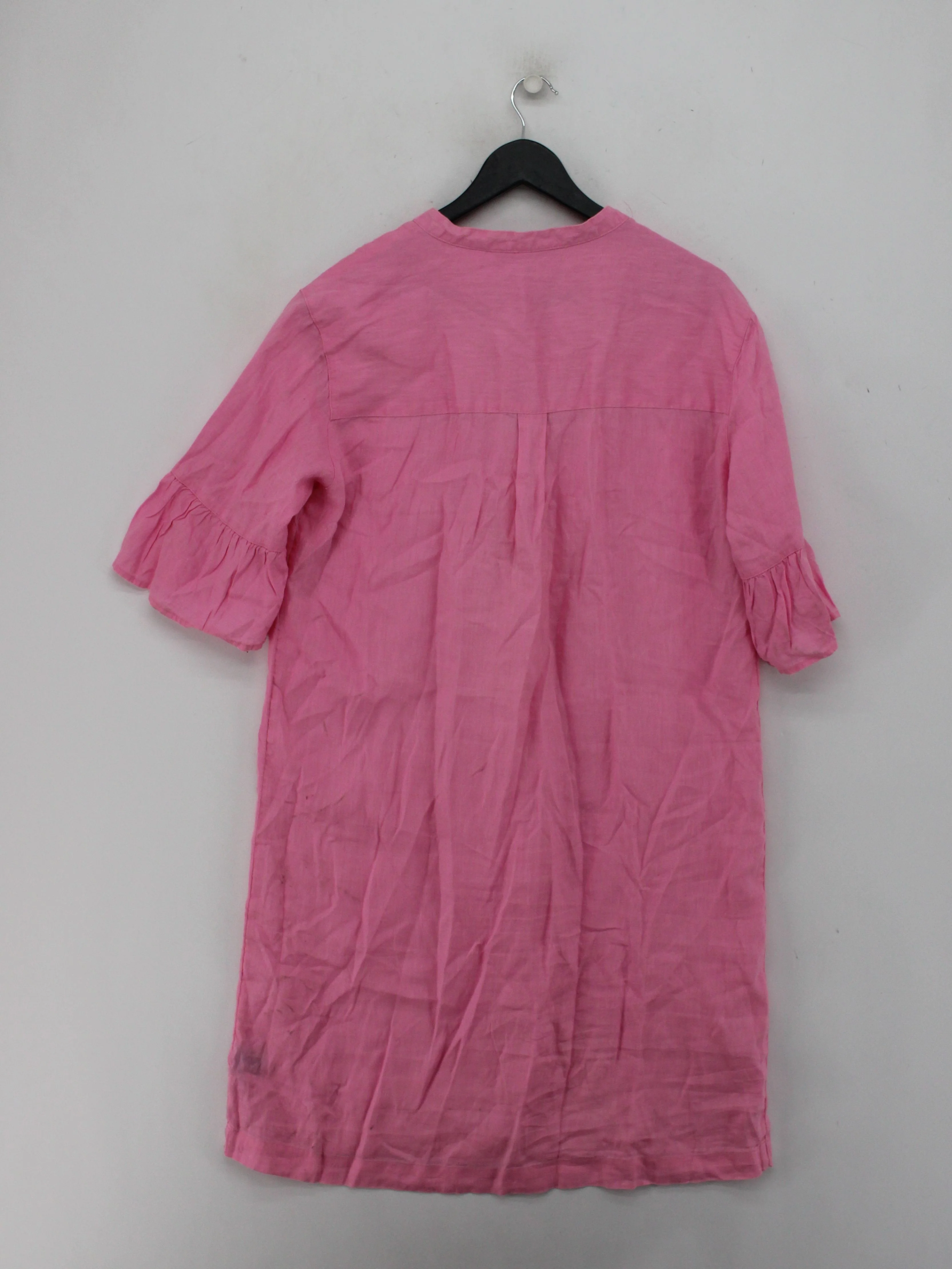 Crew Clothing Shirt Mini Dress UK16 in Pink - Image 2