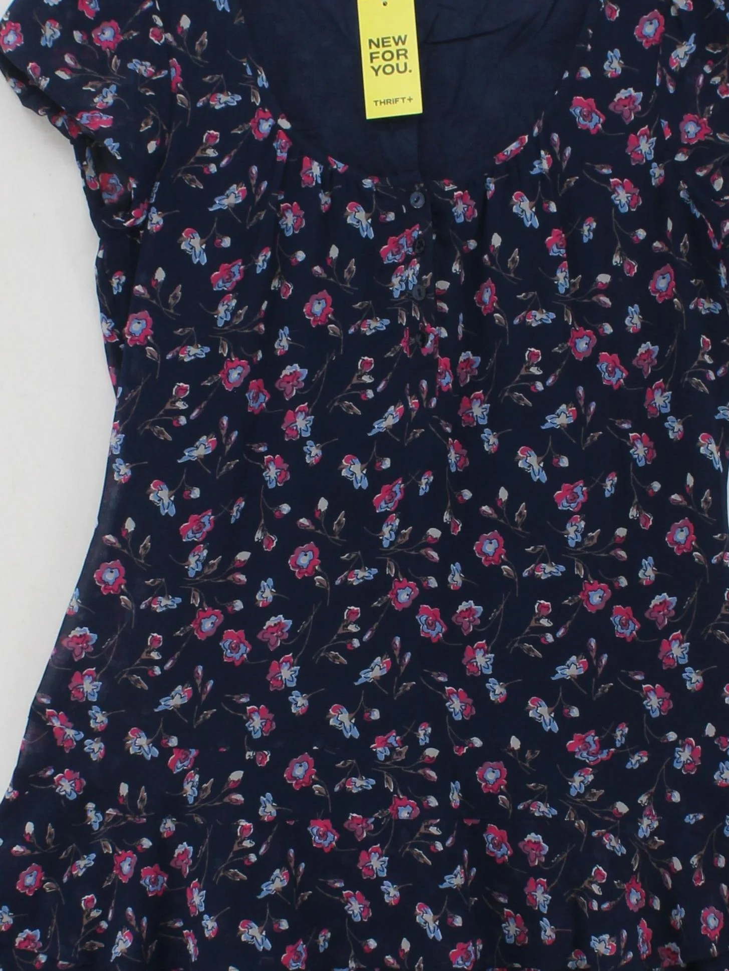 Crew Clothing Skater Mini Dress UK10 in Blue - Image 3