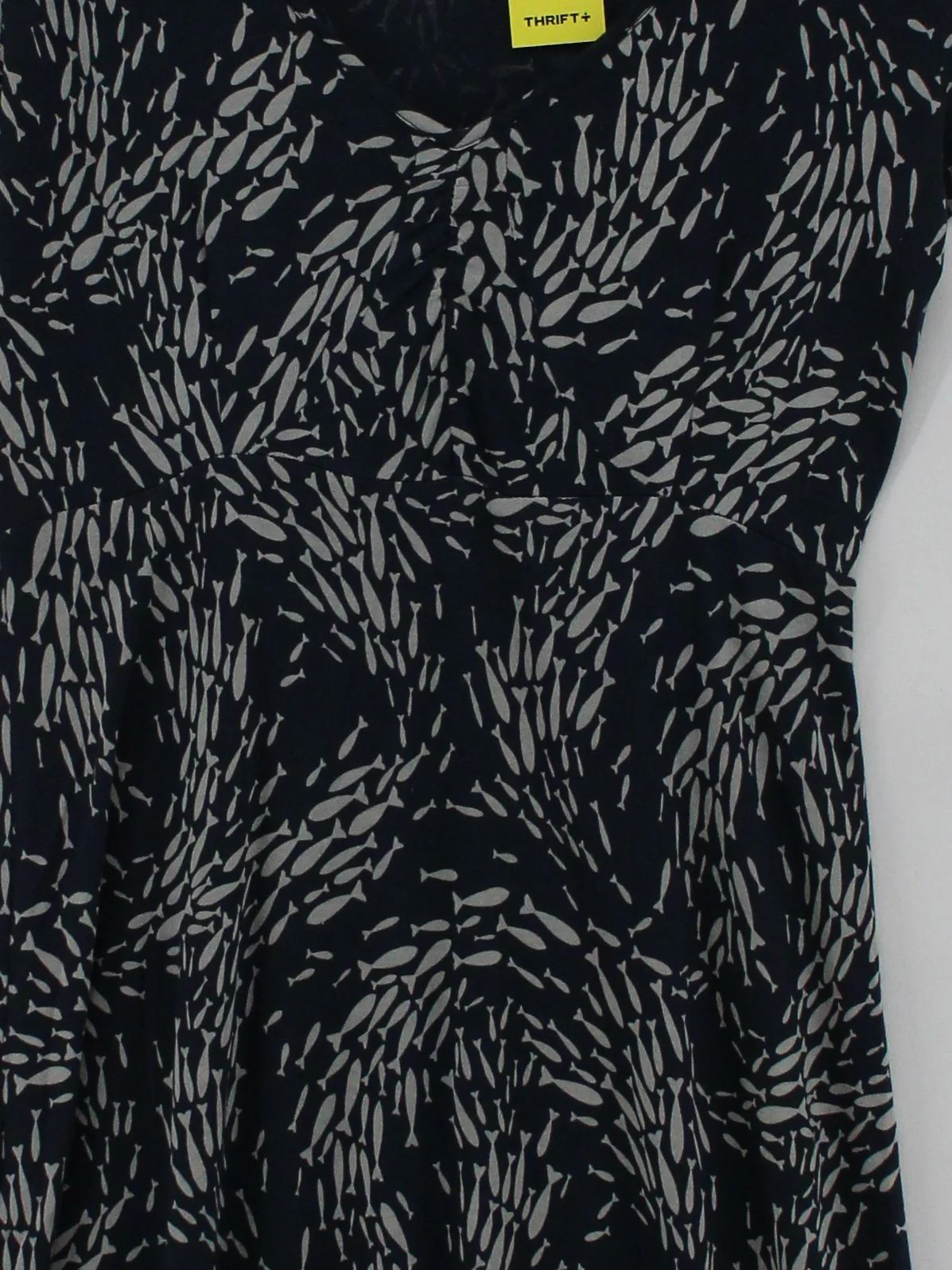 Crew Clothing Skater Mini Dress UK12 in Blue - Image 3